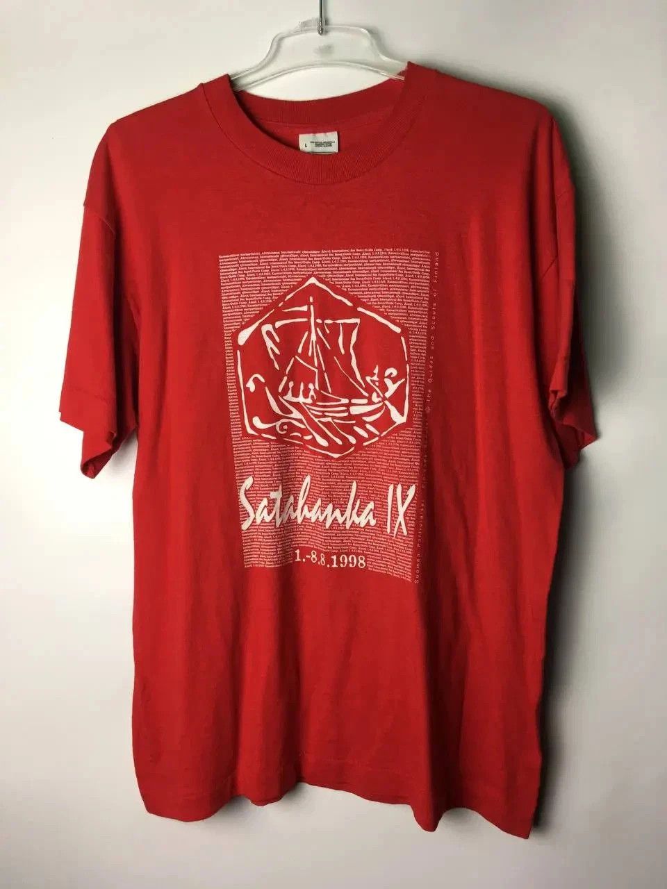 Other Vintage T-shirt 1998 red screen stars Size L Size US L / EU 52-54 / 3 - 1 Thumbnail