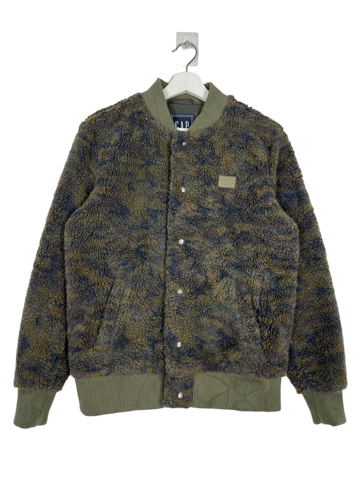 Japanese Brand 🔥 GAP FLEECE BOMBER JACKET Size US XS / EU 42 / 0 - 1 Thumbnail