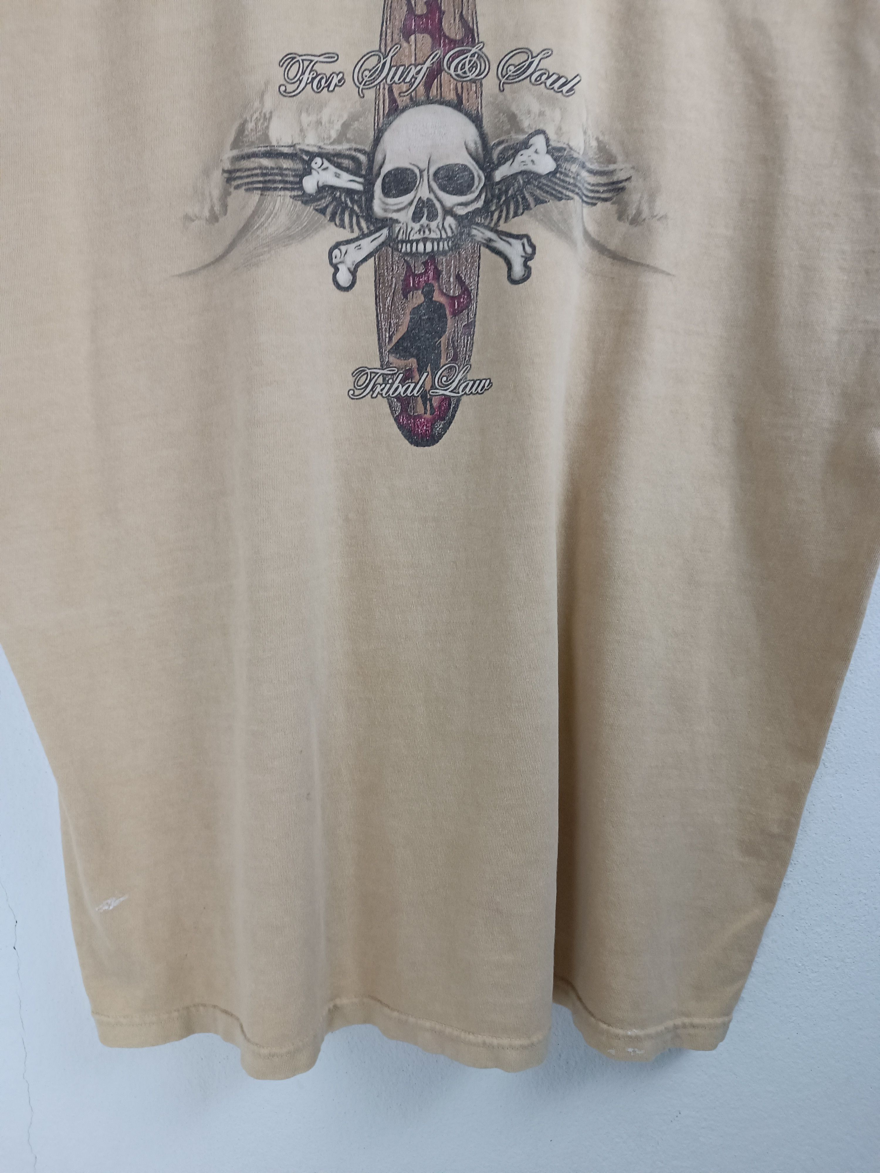 Tribal Streetwear VINTAGE 2000s TRIBAL LAW FOR SURF & SOUL Y2K CRAZY SHIRT Size US XL / EU 56 / 4 - 11 Thumbnail