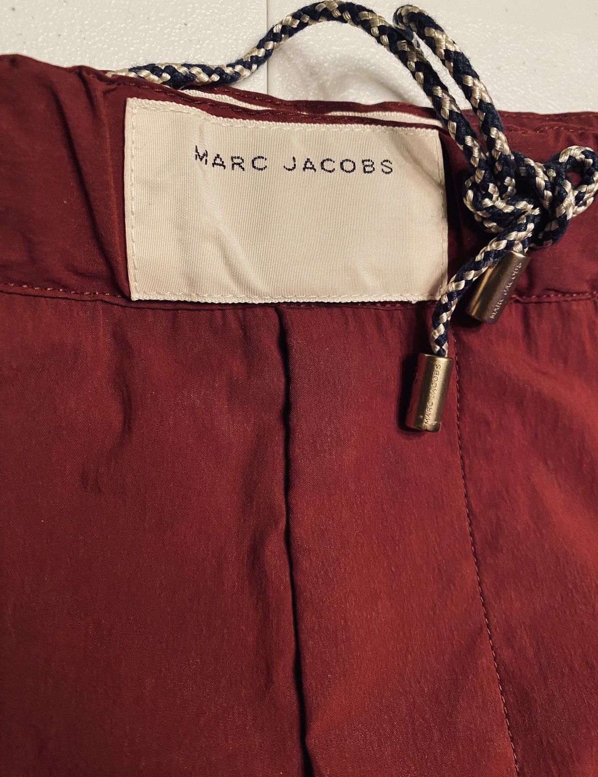 Marc Jacobs Marc Jacobs 🇮🇹 Dark Red Electric Logo Board Shorts 50 NEW Size US 34 / EU 50 - 2 Thumbnail