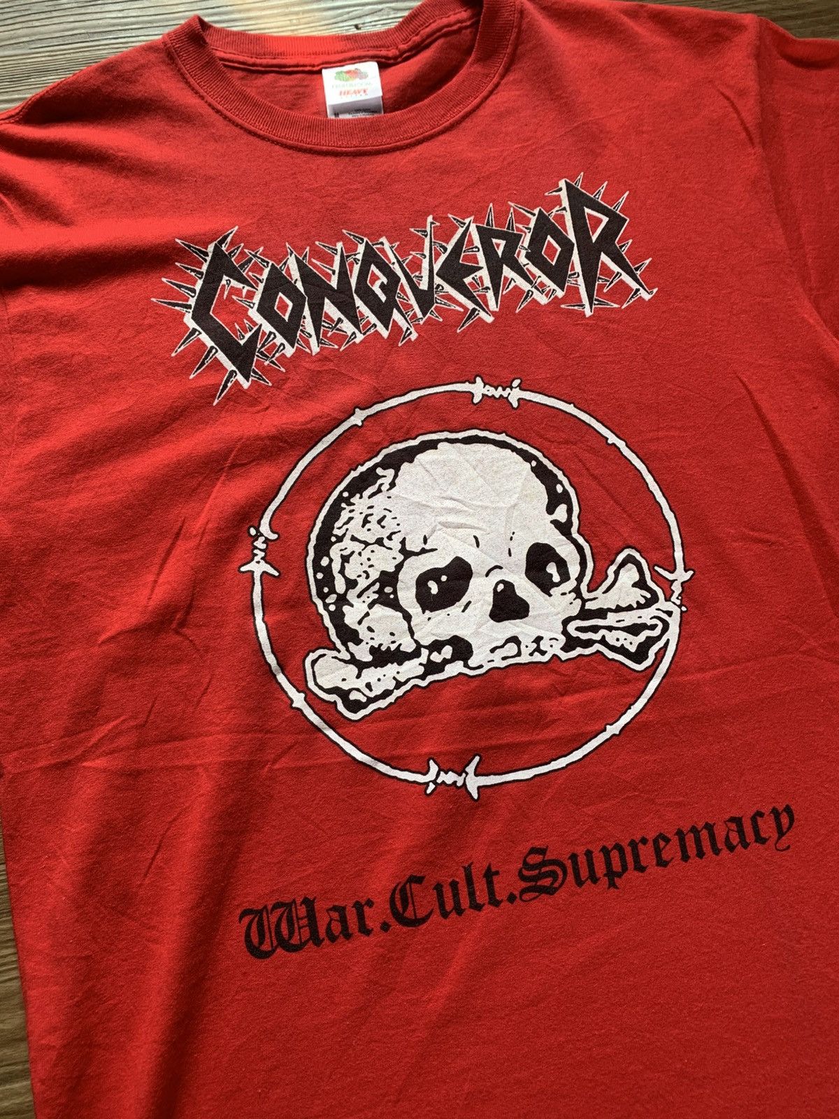 Band Tees Band Tees Conqueror Black Metal Size US M / EU 48-50 / 2 - 2 Thumbnail