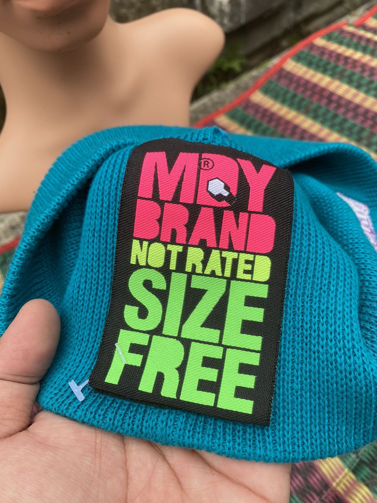 Japanese Brand Mackdaddy Spell out Beanie Hat Size ONE SIZE - 4 Thumbnail