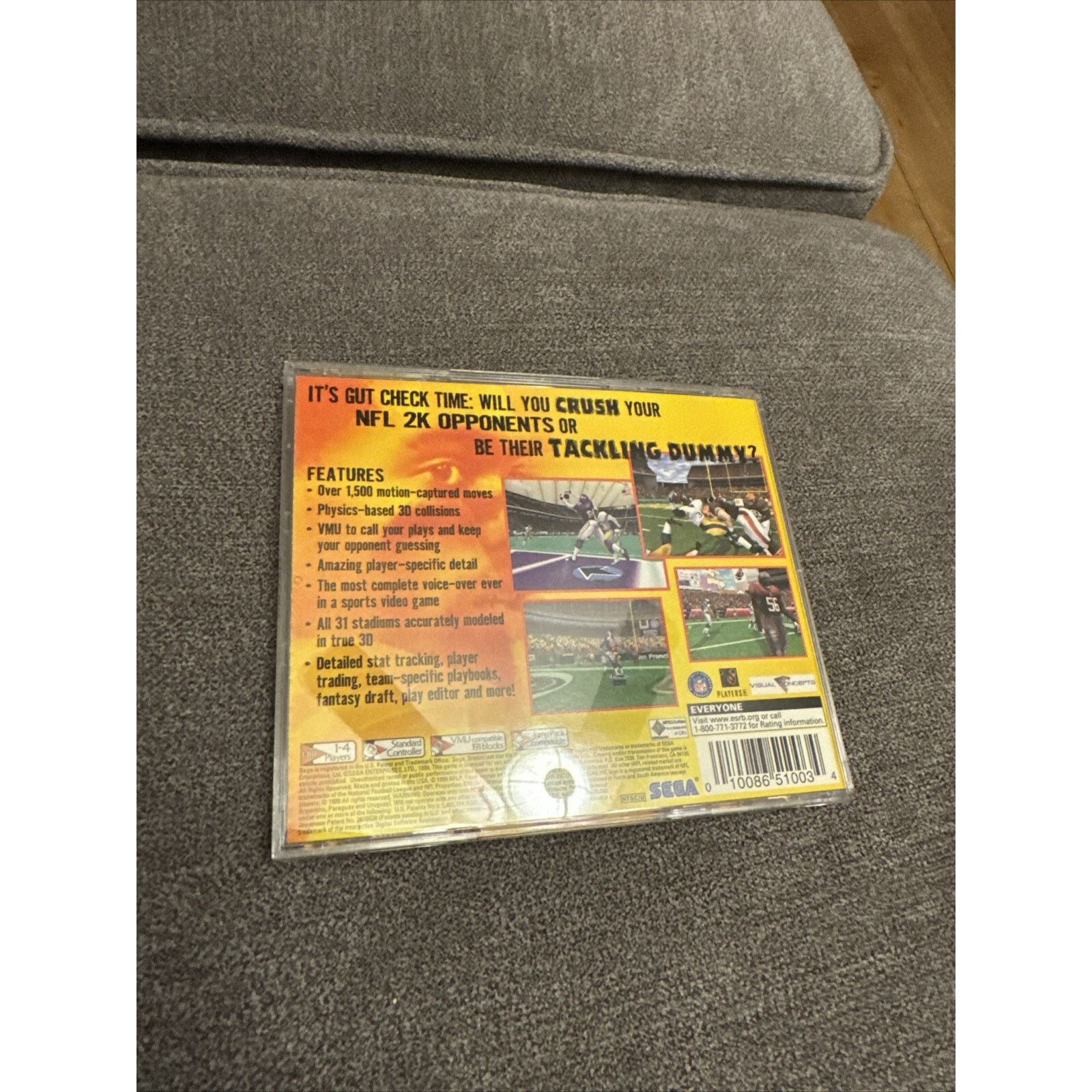 NFL × Vintage NFL 2K (Sega Dreamcast, 1999) Size ONE SIZE - 3 Thumbnail