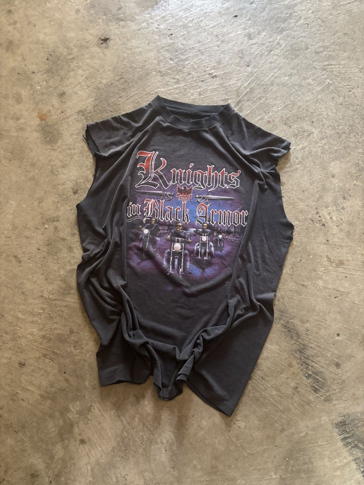 Harley Davidson vintage 3d emblem american biker tee Size US XL / EU 56 / 4 - 1 Thumbnail
