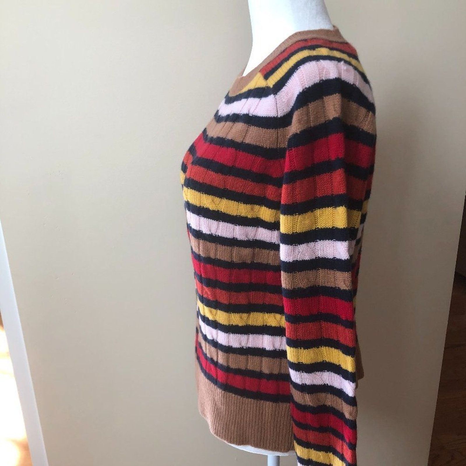 1901 100% Cashmere Cable Sweater from 1901 Size M / US 6-8 / IT 42-44 - 3 Thumbnail