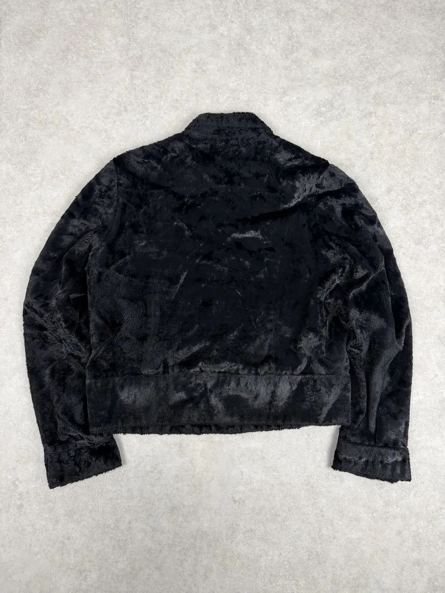Versace 2000s Versace Faux Fur Black Buttoned Jacket Size US S / EU 44-46 / 1 - 4 Thumbnail