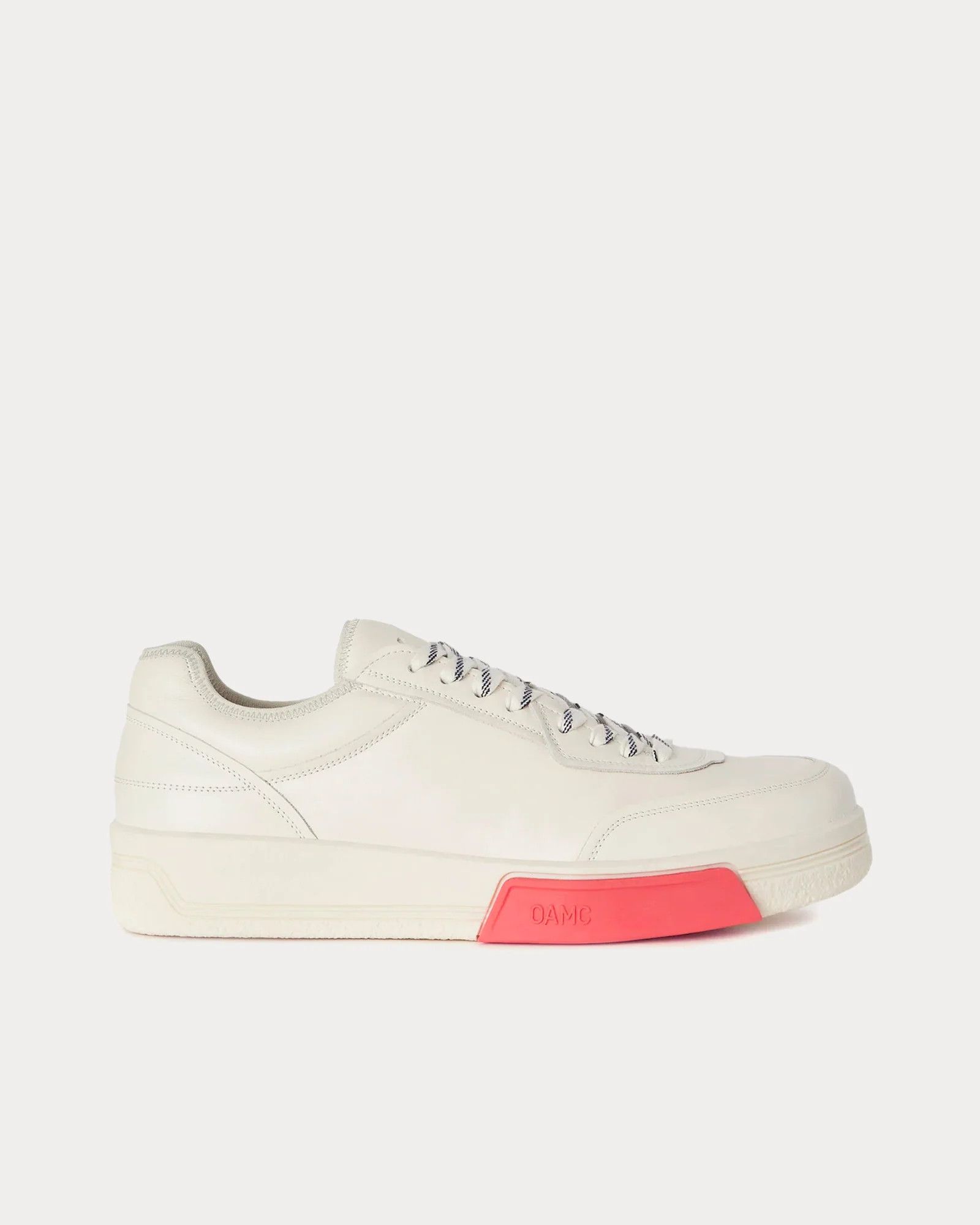 OAMC o1y0225 Logo Low-Top Sneakers in Off White Size US 8.5 / EU 41-42 - 1 Thumbnail