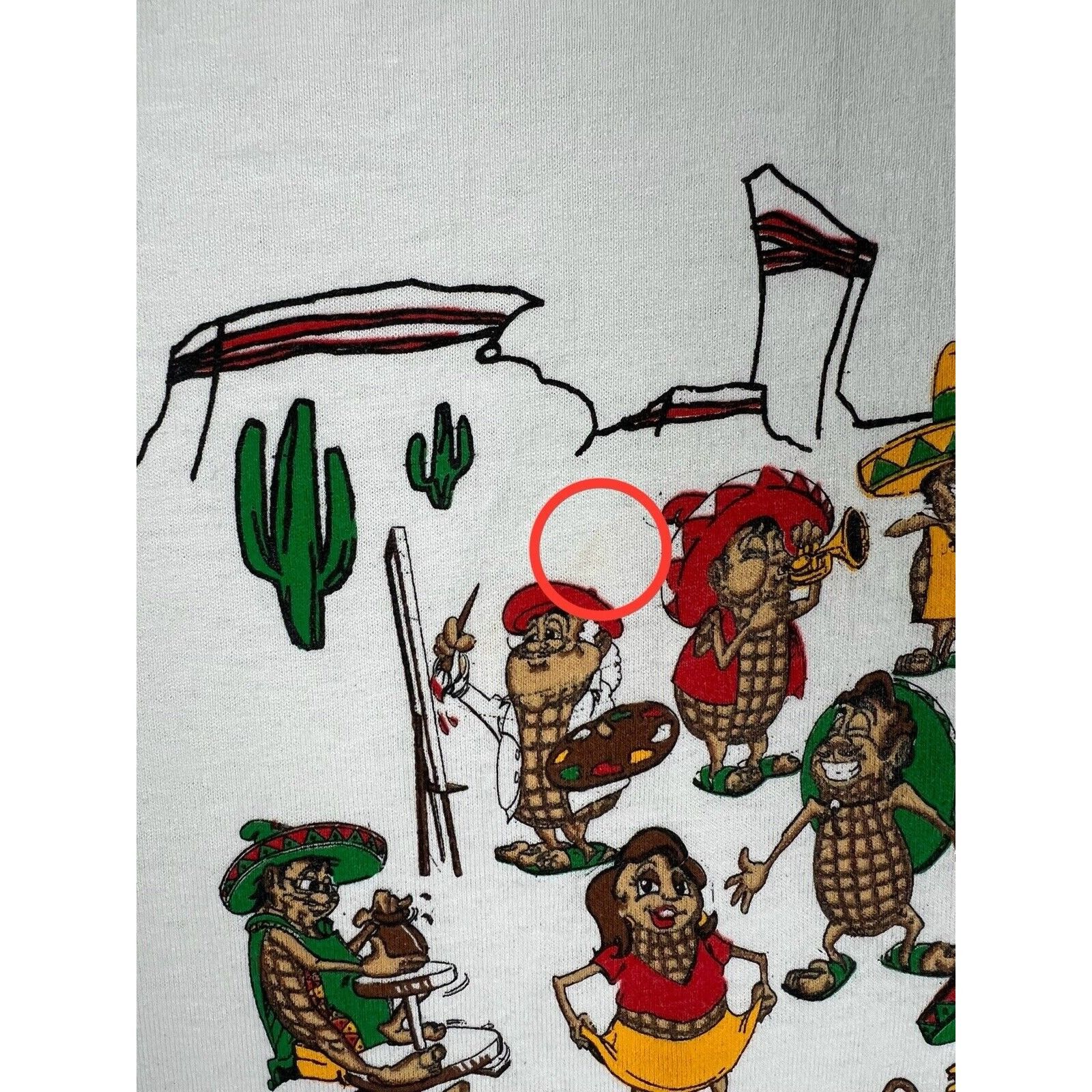 Vintage Vintage Don Juan Cacahuates T-Shirt Mexico Mexican Funny Hum Size US L / EU 52-54 / 3 - 8 Thumbnail