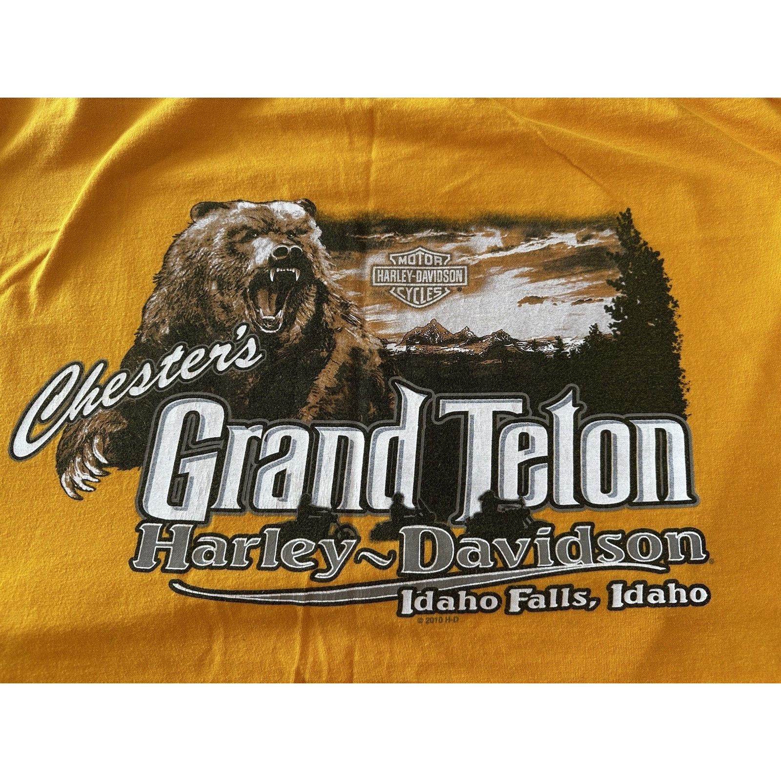 Harley Davidson Harley Davidson TShirt Grand Teton Idaho 2XL, Motorcycle Size US XXL / EU 58 / 5 - 2 Thumbnail