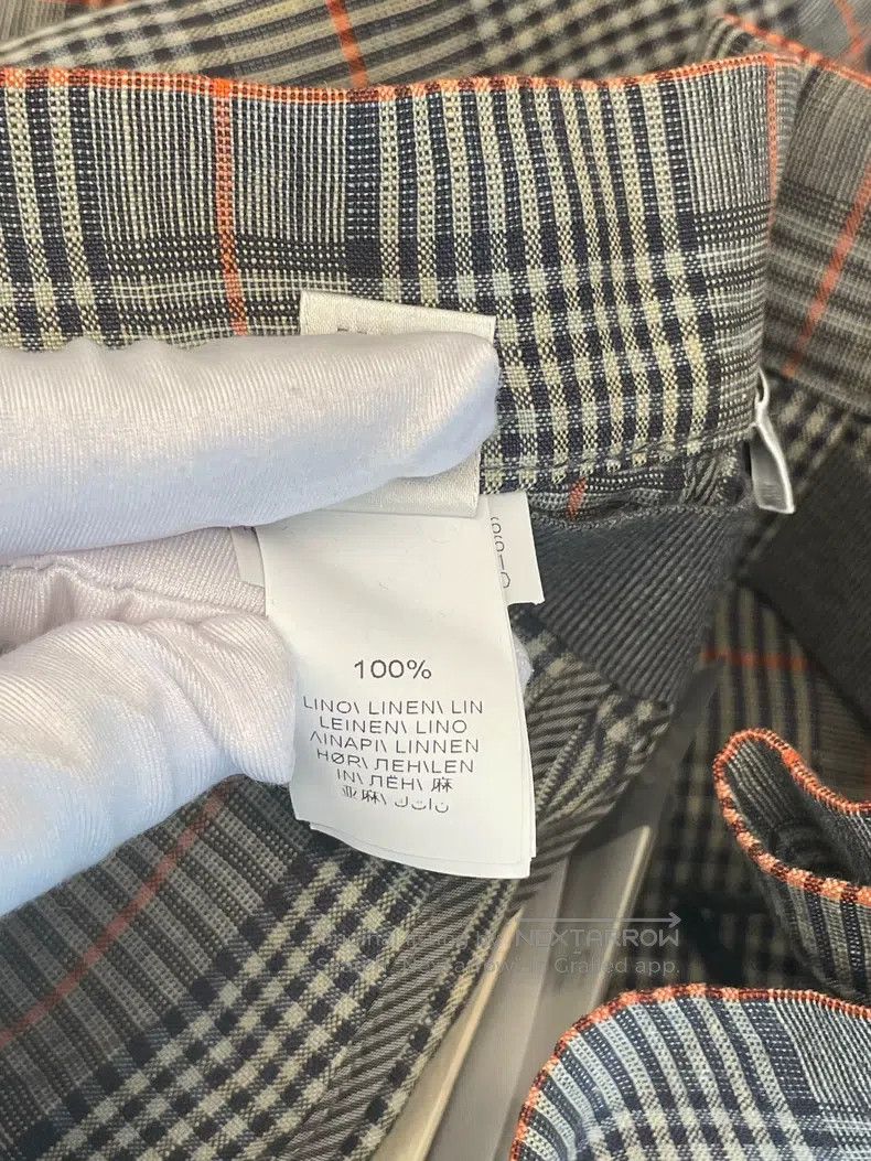 Brunello Cucinelli Brunello Cucinelli Plaid Polyester Casual Trousers Size 27" / US 4 / IT 40 - 5 Thumbnail