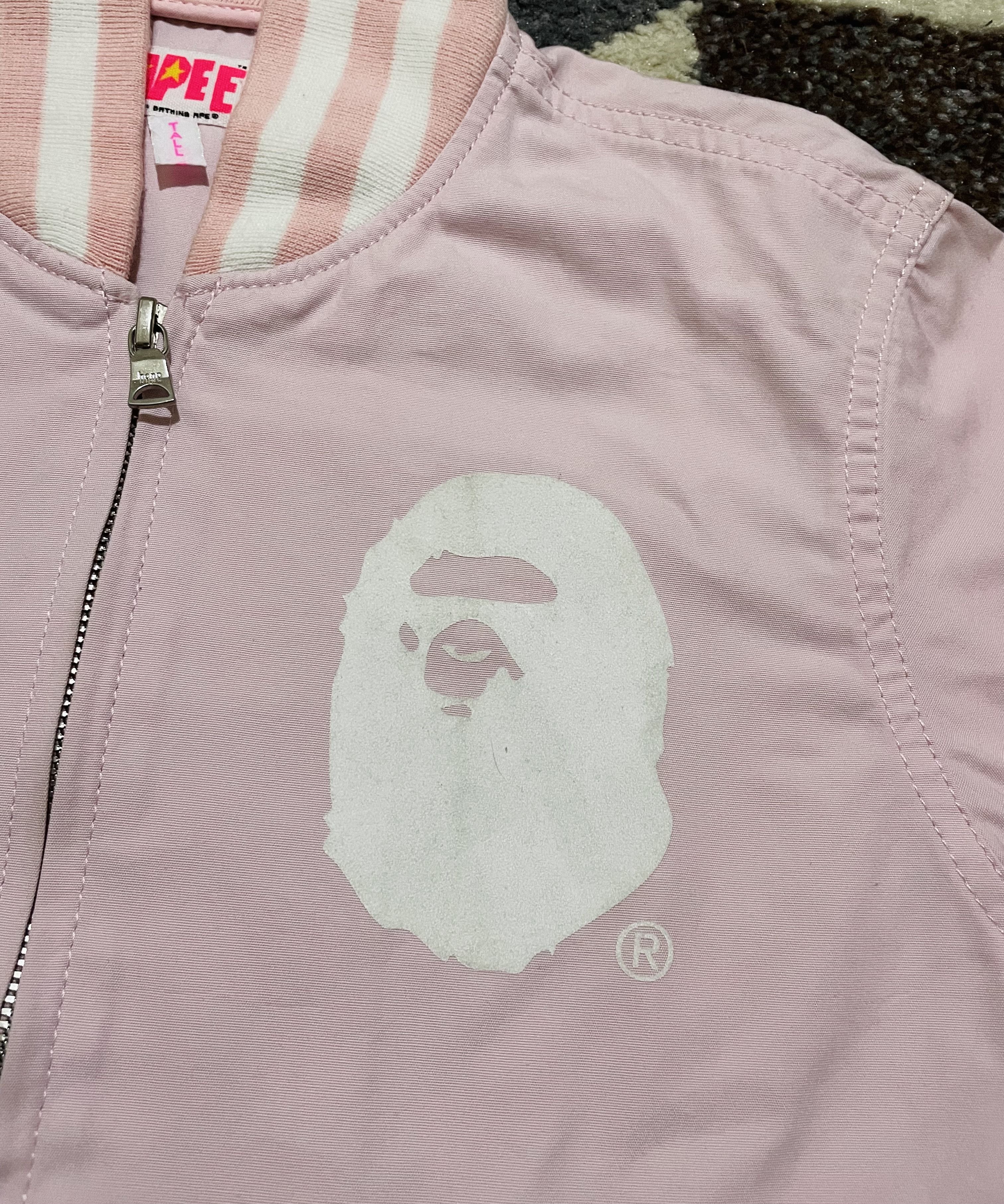 Bape 2005 Bape Ape Head Logo Varsity Jacket Size S / US 4 / IT 40 - 2 Thumbnail