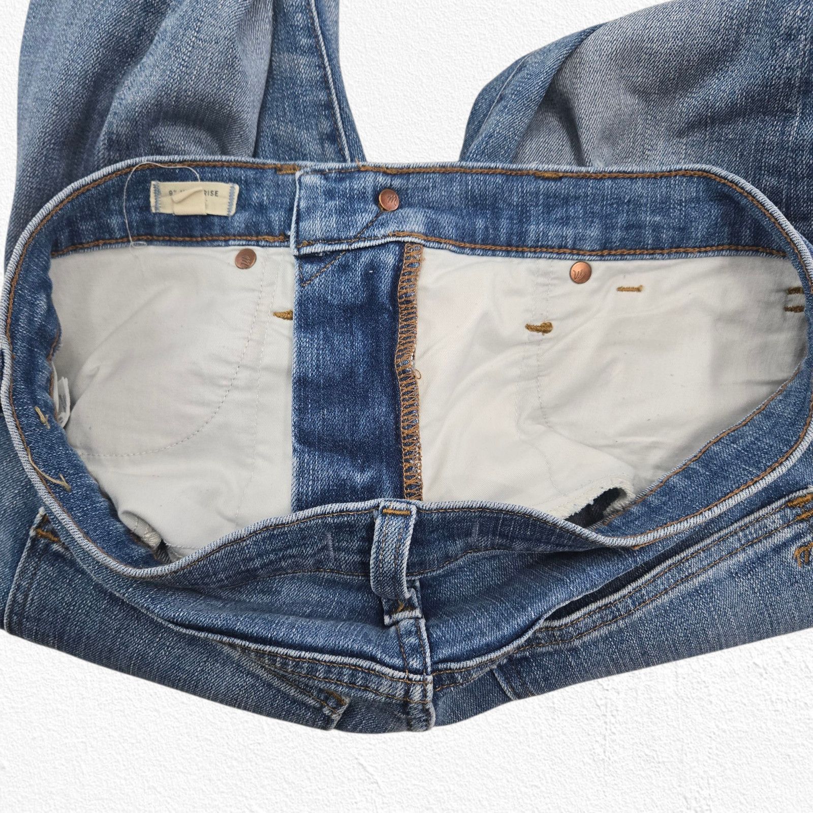 Madewell Madewell 9" High-Rise Light Distressed Skinny Jeans Size 27 Size 27" / US 4 / IT 40 - 6 Thumbnail