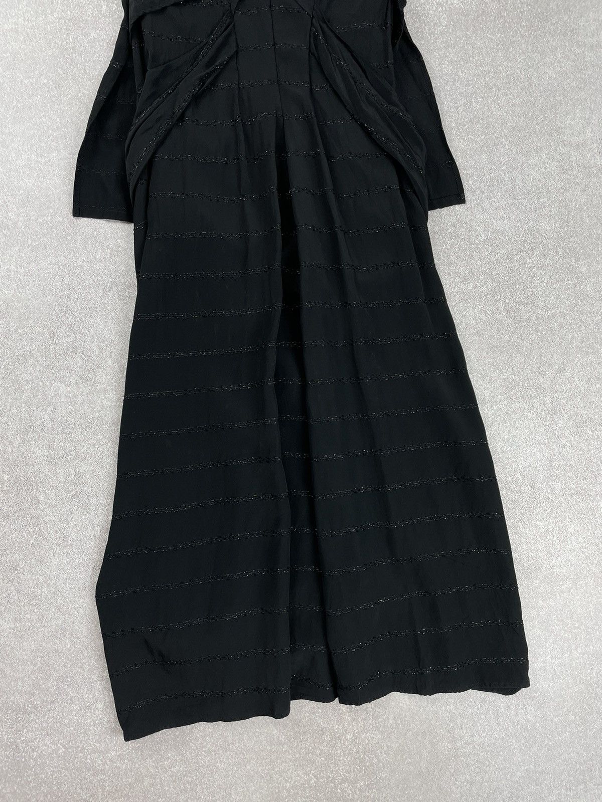 ATSURO TAYAMA × Designer × Japanese Brand Atsuro Tayama Abstract Black Dress Japan Style Yohji Size S / US 4 / IT 40 - 7 Thumbnail