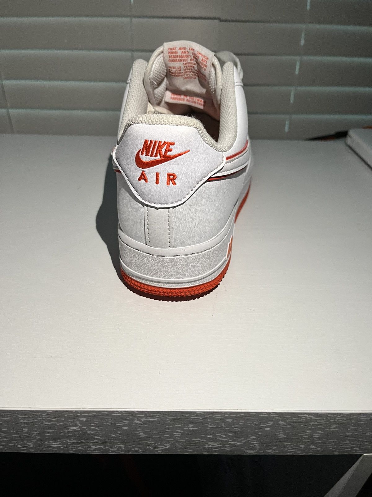 Nike Nike Air Force 1s Low ‘07 (White Picante Red) Size US 8.5 / EU 41-42 - 4 Thumbnail