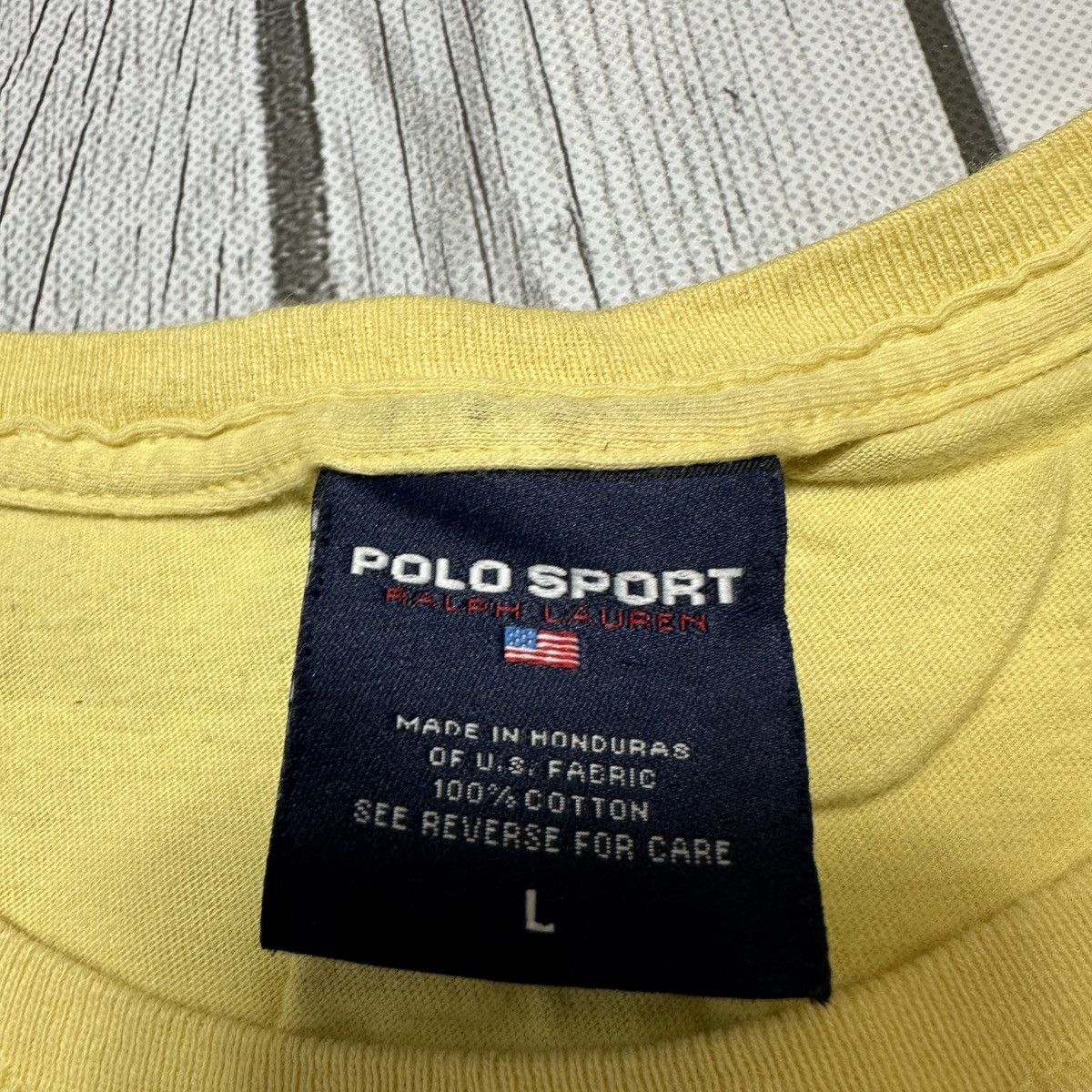 Polo Ralph Lauren × Vintage Vintage Polo Sport tee Size US L / EU 52-54 / 3 - 4 Thumbnail