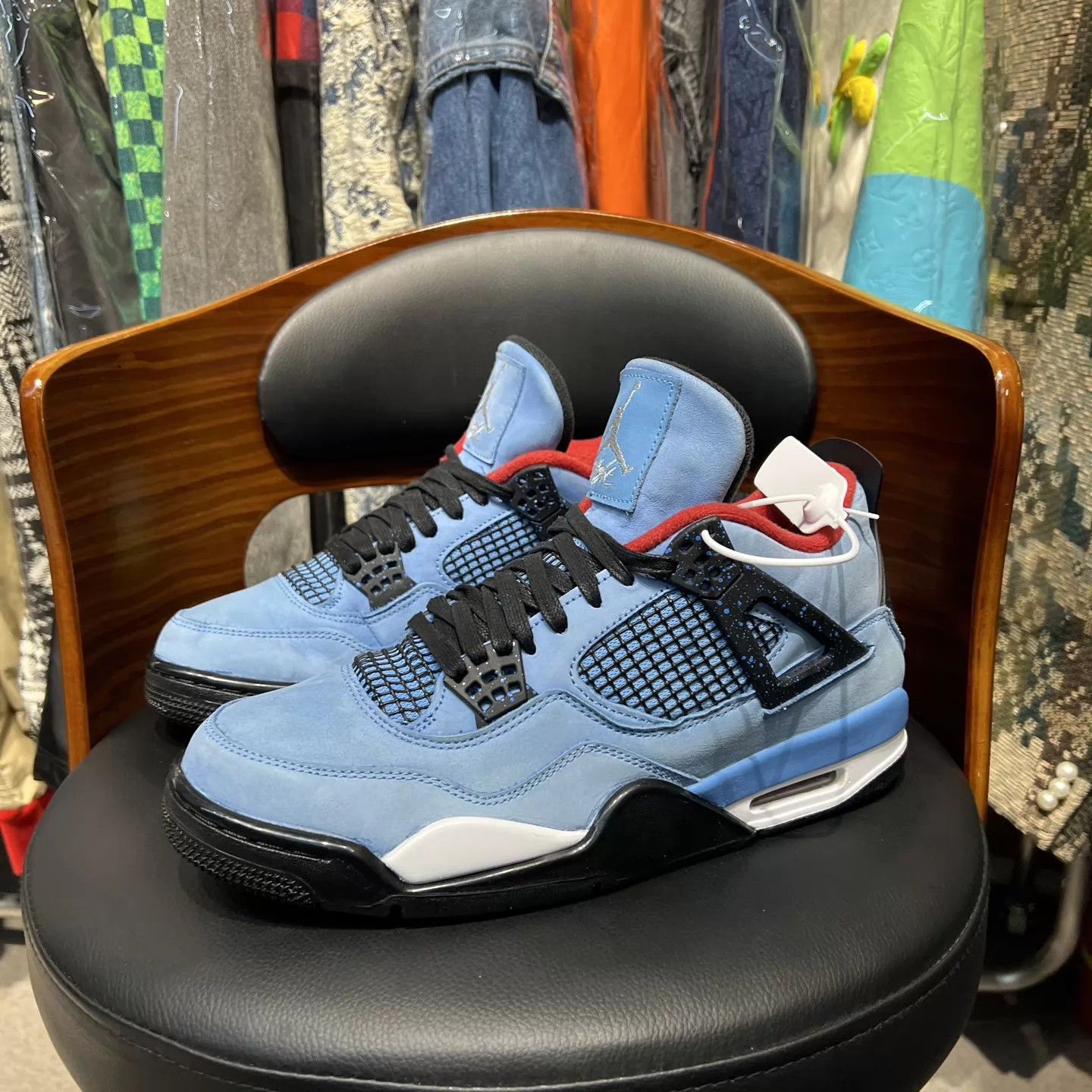 Nike Air Jordan 4 x Travis Scott Glacier Blue Size 43 Size US 10 / EU 43 - 1 Thumbnail
