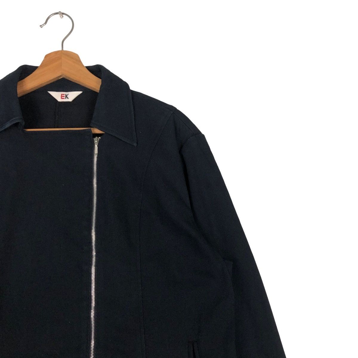 Issey Miyake 🔥Cropped Biker Jacket EK Japan Asymmetrical Zipper Size US M / EU 48-50 / 2 - 6 Thumbnail
