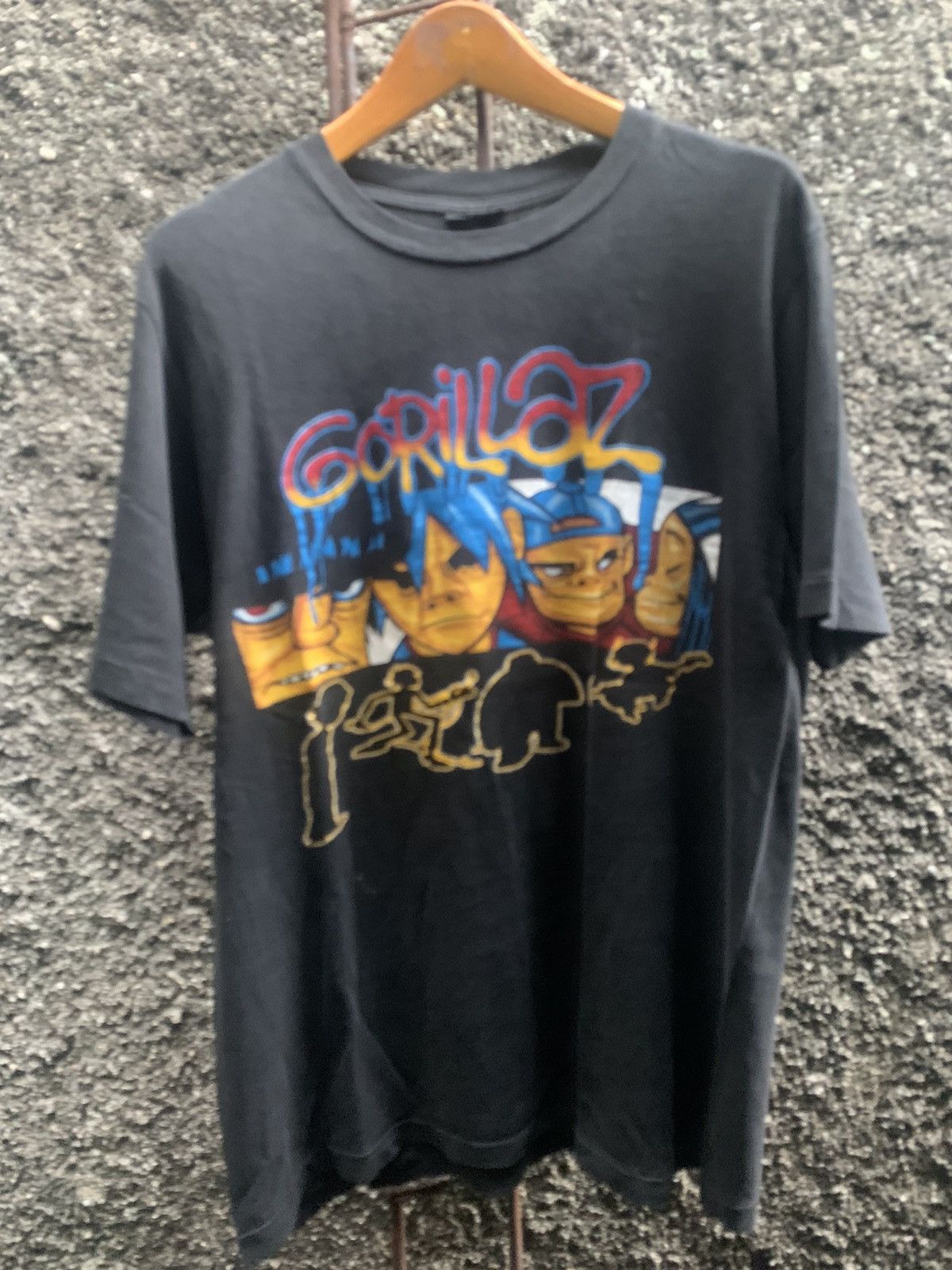 Vintage 90s Gorillaz shirt,Blur,Oasis