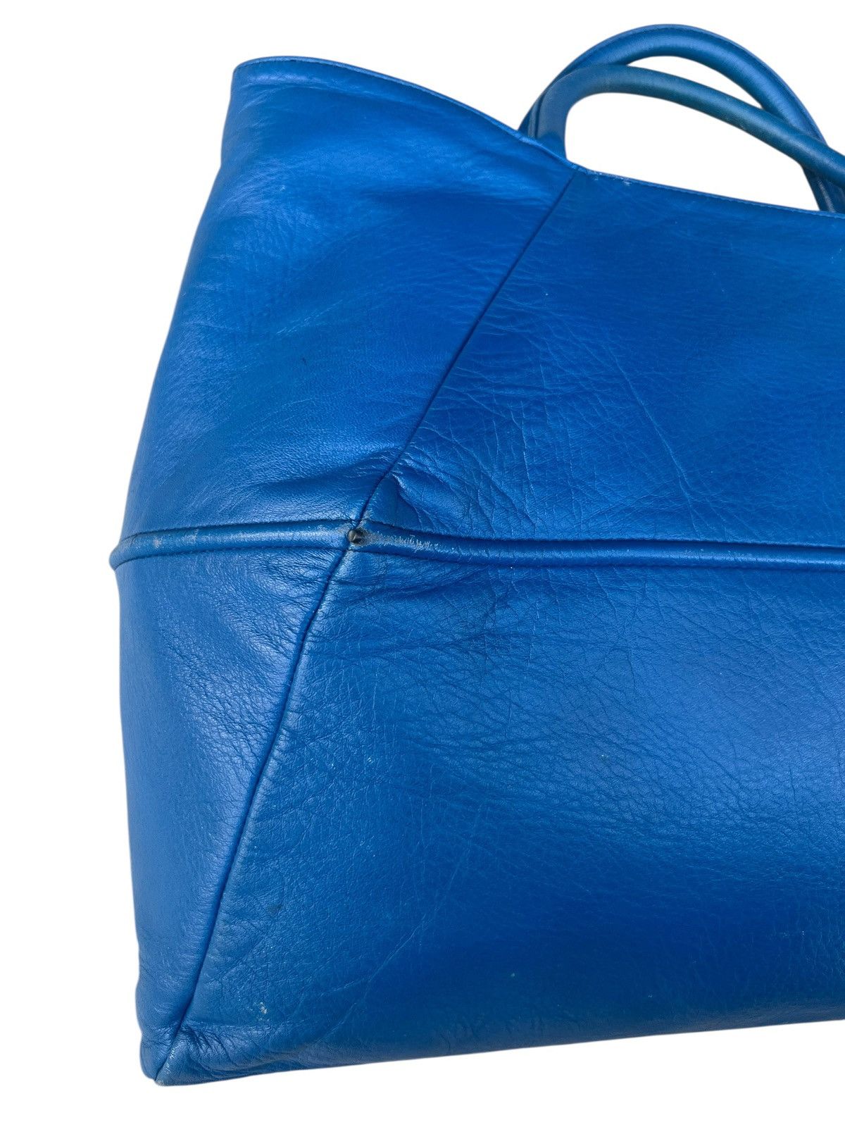 Leather Vintage 2000s Y2K Yohji Yamamoto Y’saccs All Leather Bag Size ONE SIZE - 10 Thumbnail