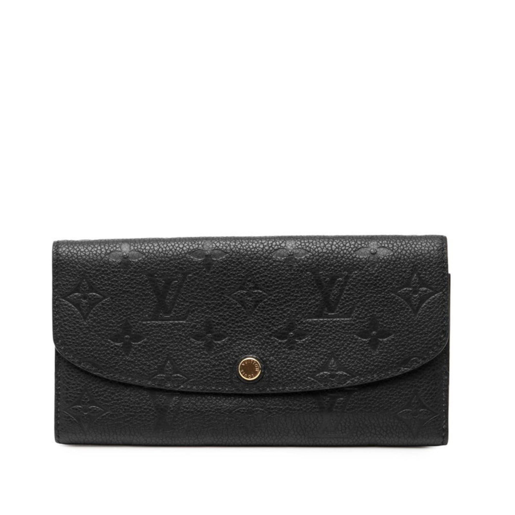 Louis Vuitton Monogram Empreinte Portefeuille Emily Long Wallet M62369 Noir Black Leather Women's LOUIS VUITTON