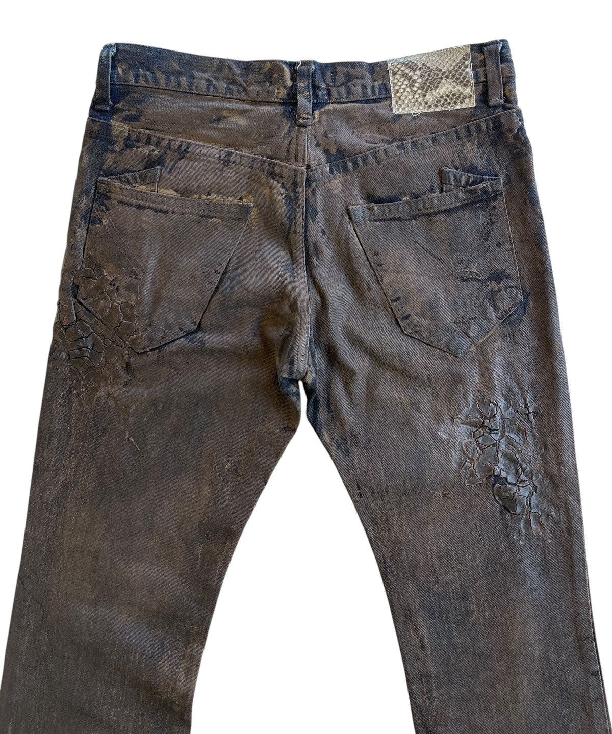 semanticdesign RARE❗️SemanticDesign Waxed Jeans Size US 33 - 6 Thumbnail