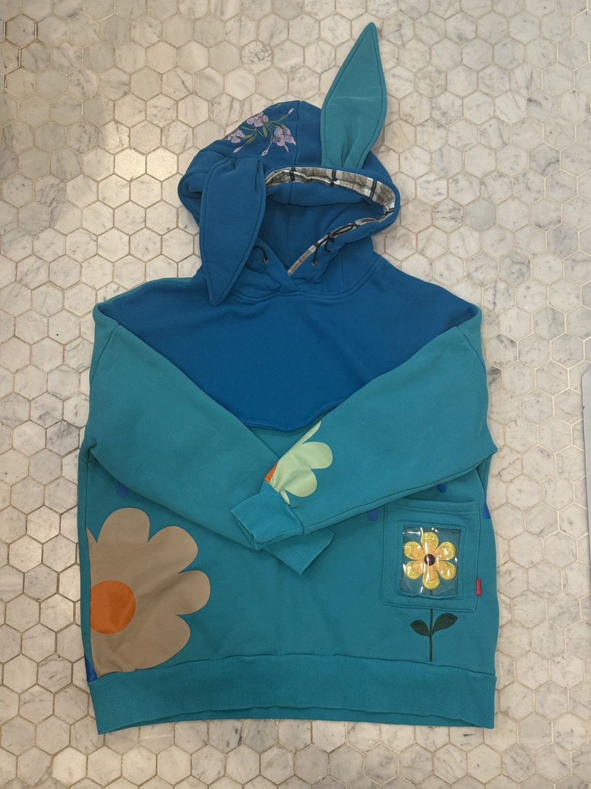 Psycho Bunny ‘WINDERFLIES’ BUNNY EAR GARDEN HOODIE Size US M / EU 48-50 / 2 - 1 Thumbnail