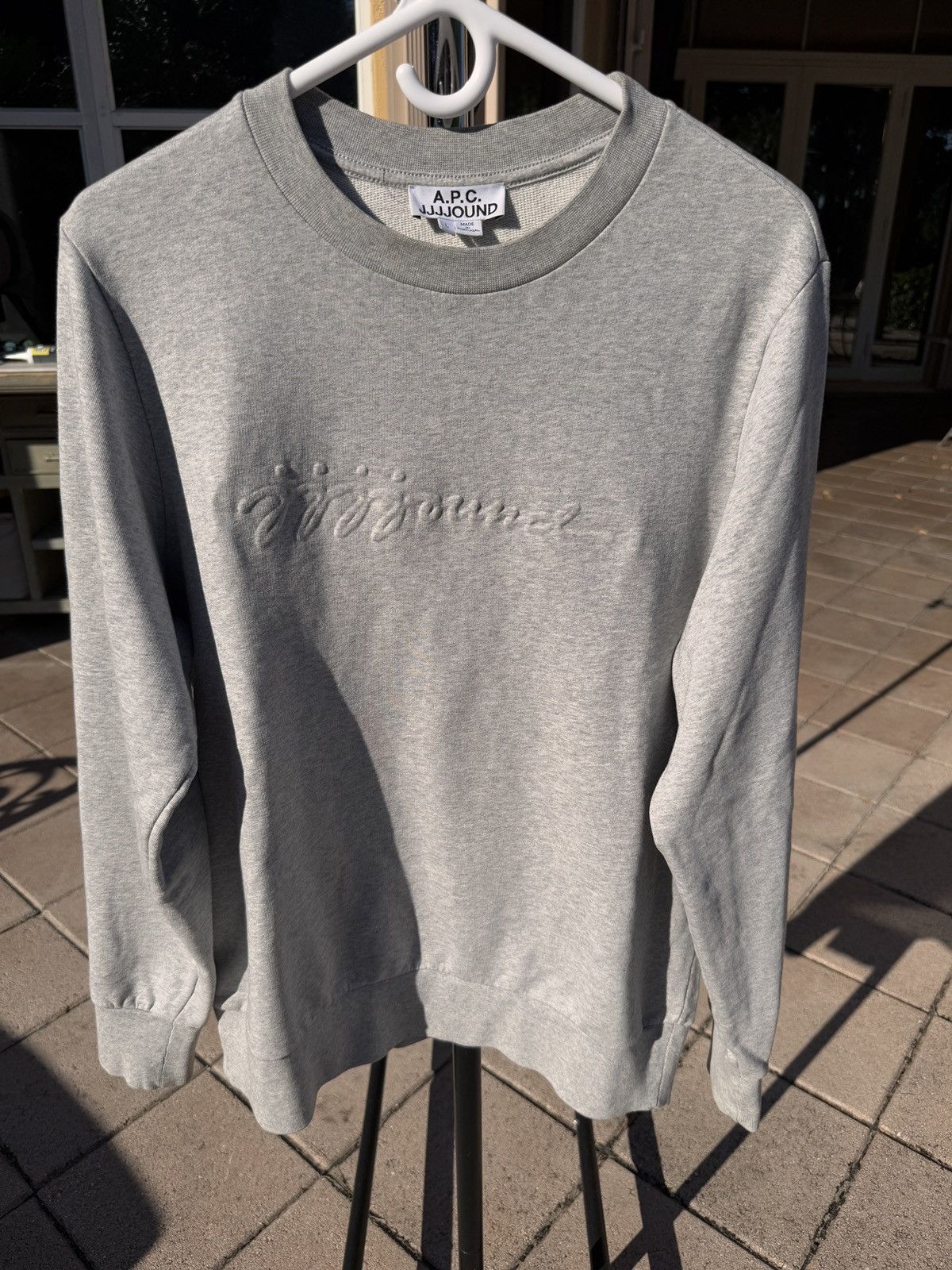 A.P.C. × JJJJound APC x JJJJound Grey Justin French Terry