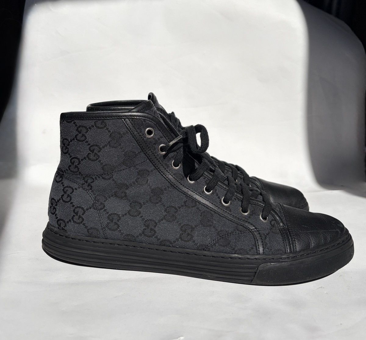 Gucci Gucci GG Monogram High-top Sneakers Size US 8 / EU 41 - 4 Thumbnail