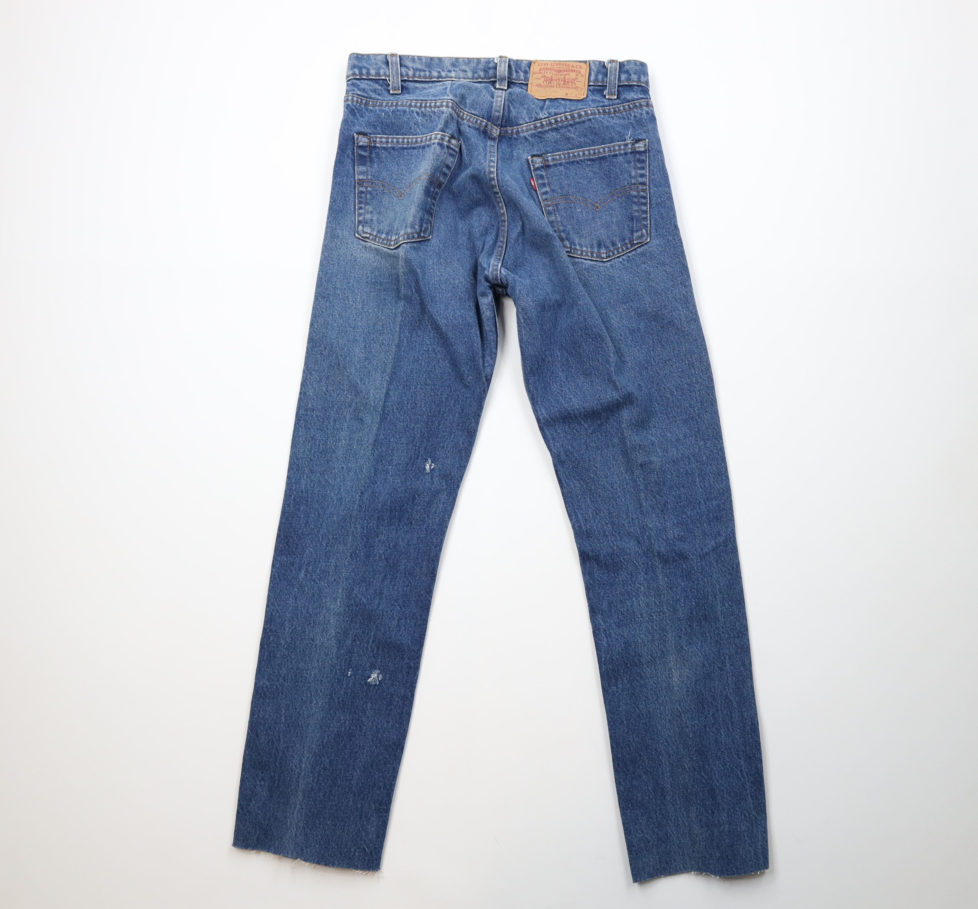 Levi's Vintage 80s Levis 505xx Regular Straight Leg Jeans Blue USA Size US 34 / EU 50 - 11 Thumbnail