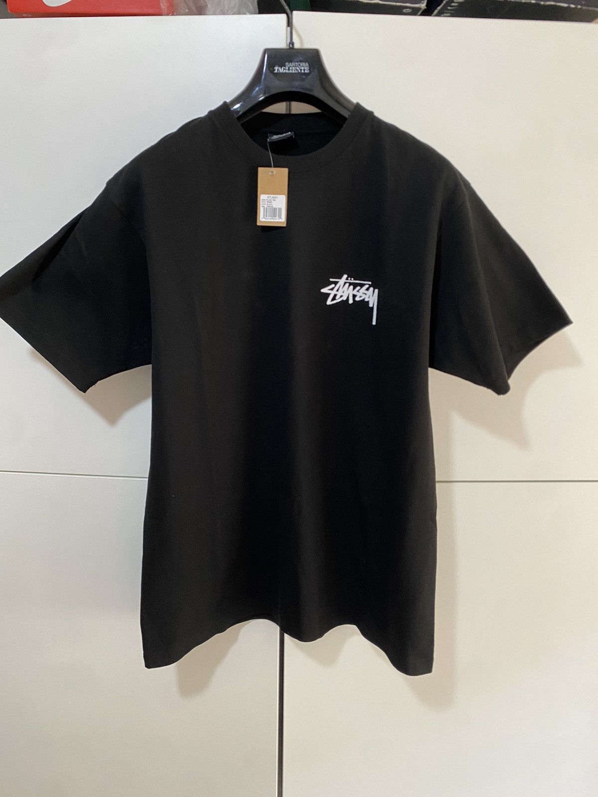 Stussy Stüssy Plus Size M black print T-shirt, new with tag Size US M / EU 48-50 / 2 - 1 Thumbnail