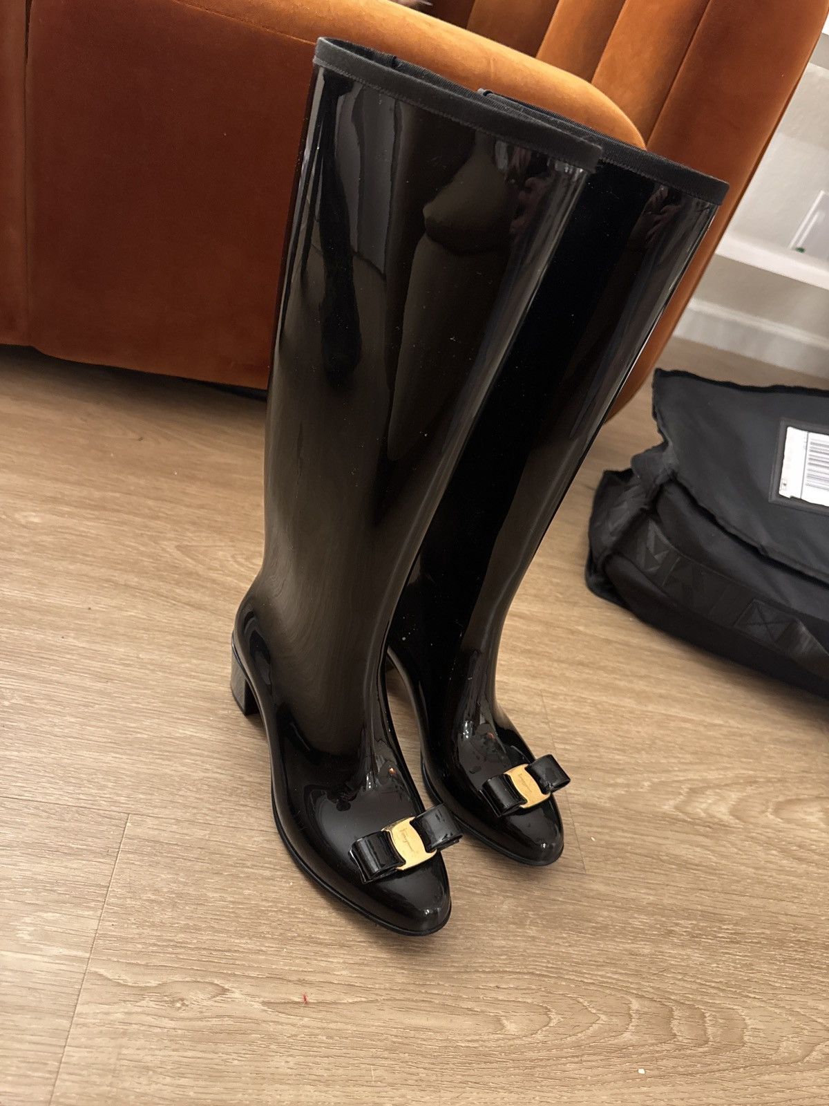 Salvatore Ferragamo Ferragamo Rain Boots Size US 8 / IT 38 - 1 Thumbnail