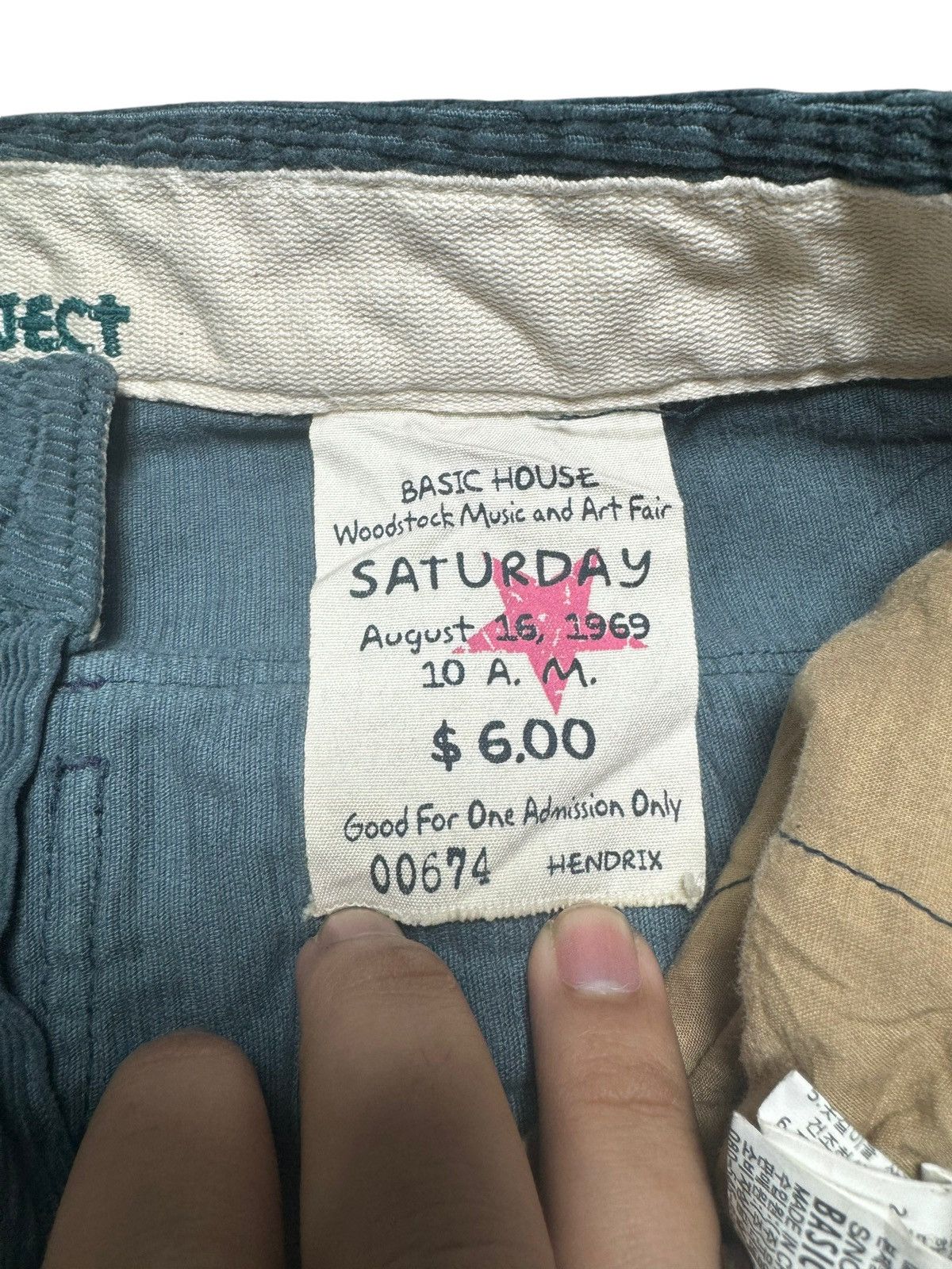 Vintage VINTAGE HENDRIX BASIC HOUSE WOODSTOCK CORDUROY PANTS Size US 34 / EU 50 - 10 Thumbnail
