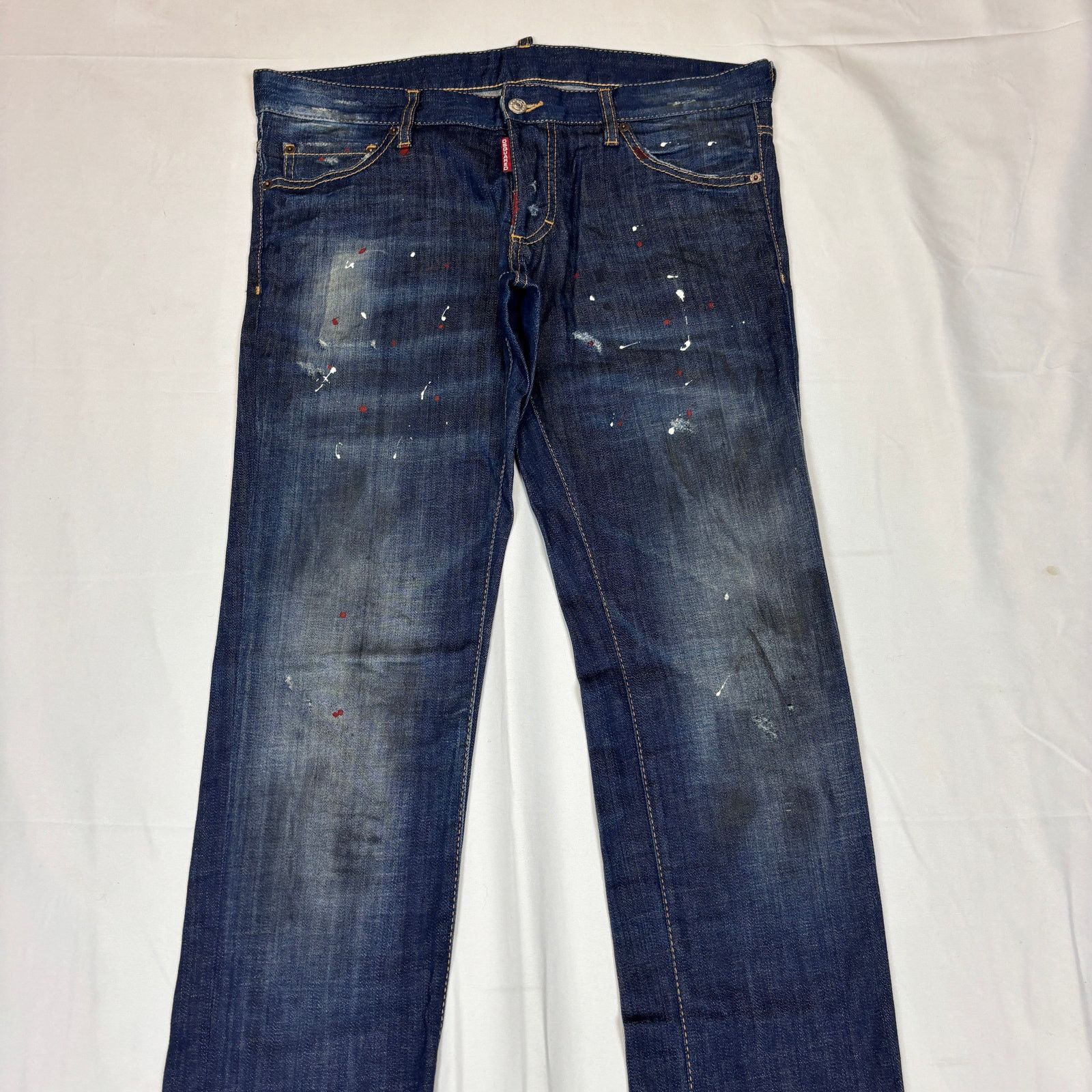 Dsquared2 DSquared2 Cool Guy Slim Paint Splatter Jeans EU 50/ 36x34 Size US 36 / EU 52 - 2 Thumbnail