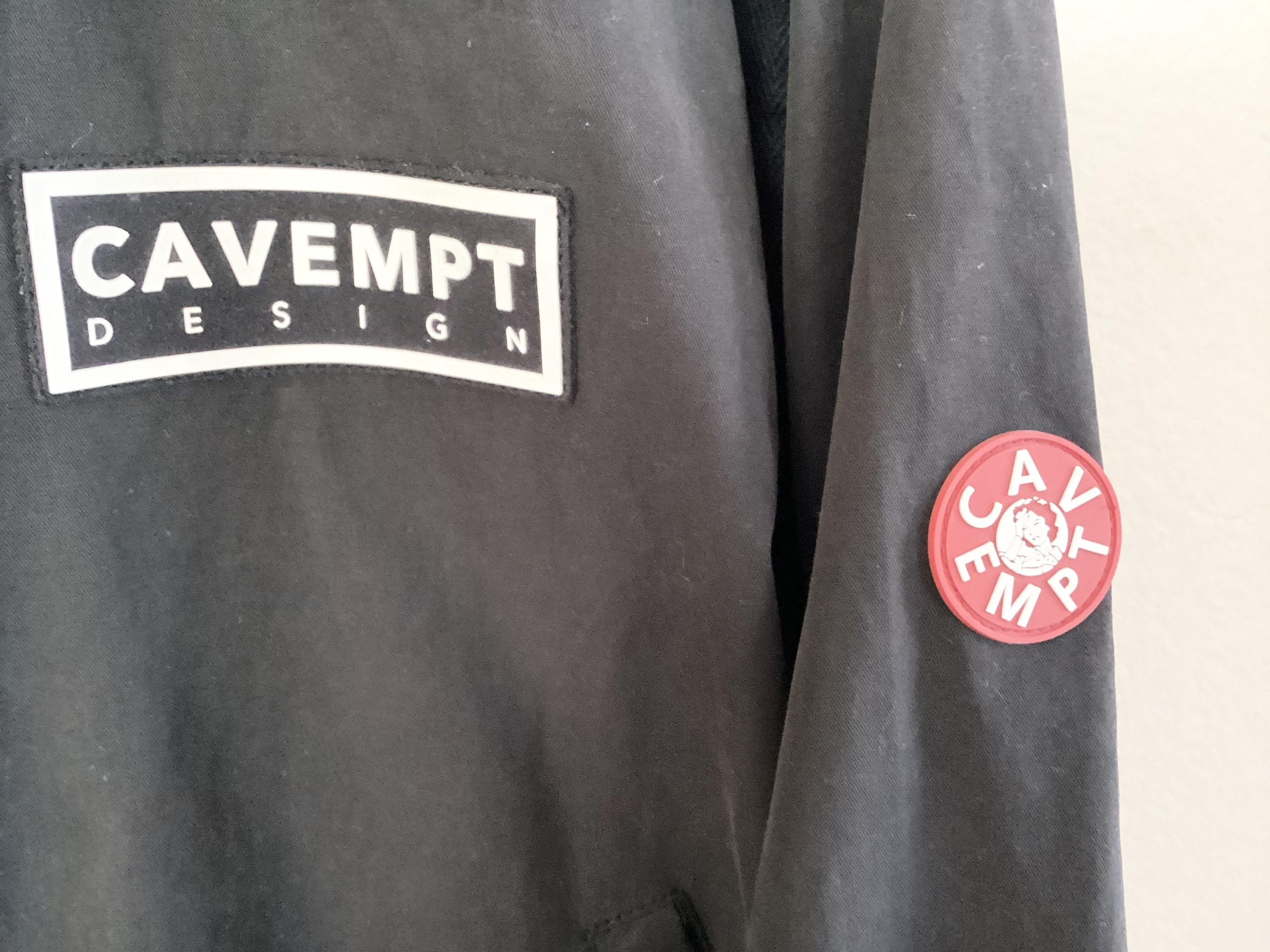 Cav Empt (L)C.E. Cav Empt MA-1 Cotton Jacket Black Used Size US L / EU 52-54 / 3 - 3 Thumbnail