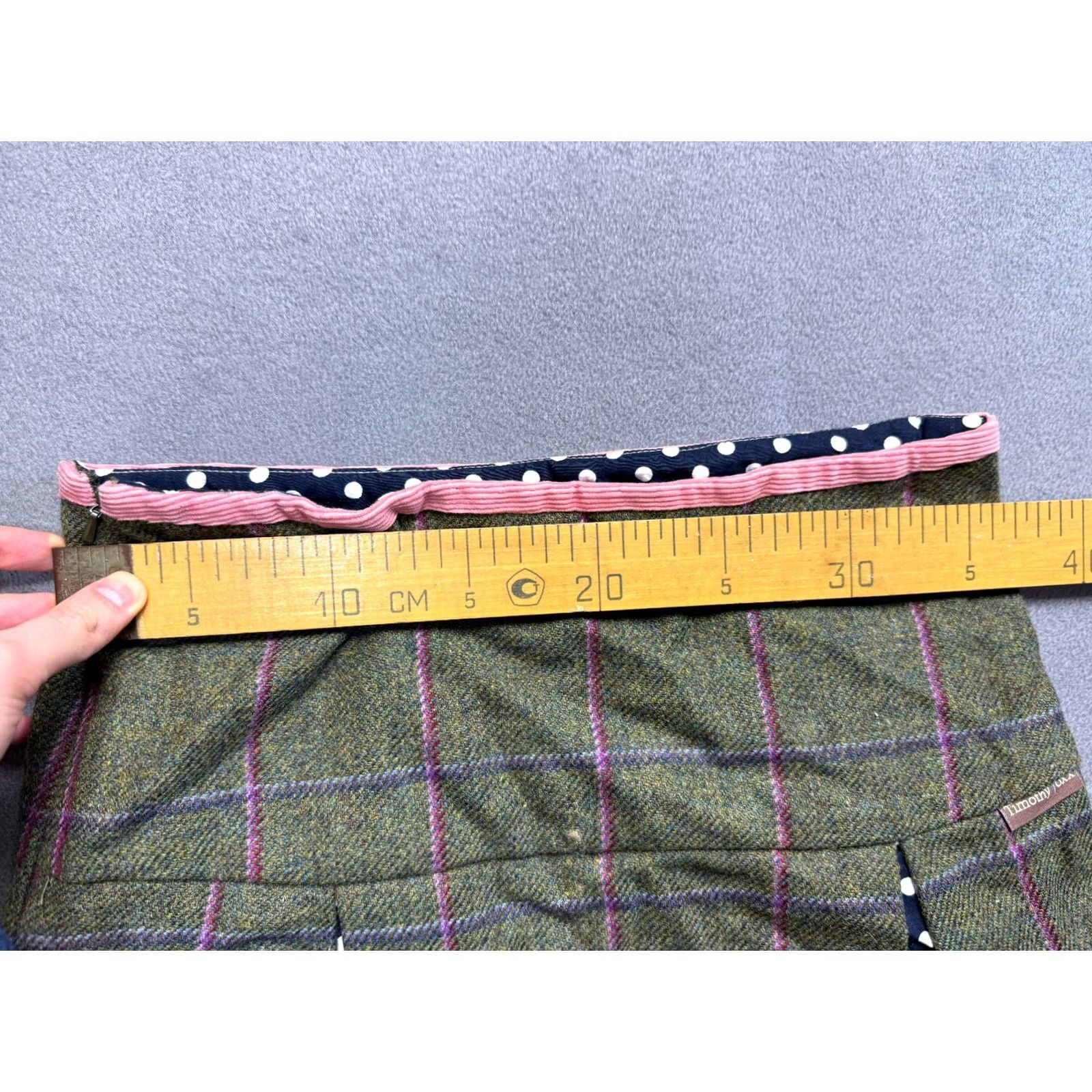 Vintage Timothy Foxx Green Skirt 6 Womens Short Mini Size 6 Skirt Green Womens Size 28" / US 6 / IT 42 - 2 Thumbnail