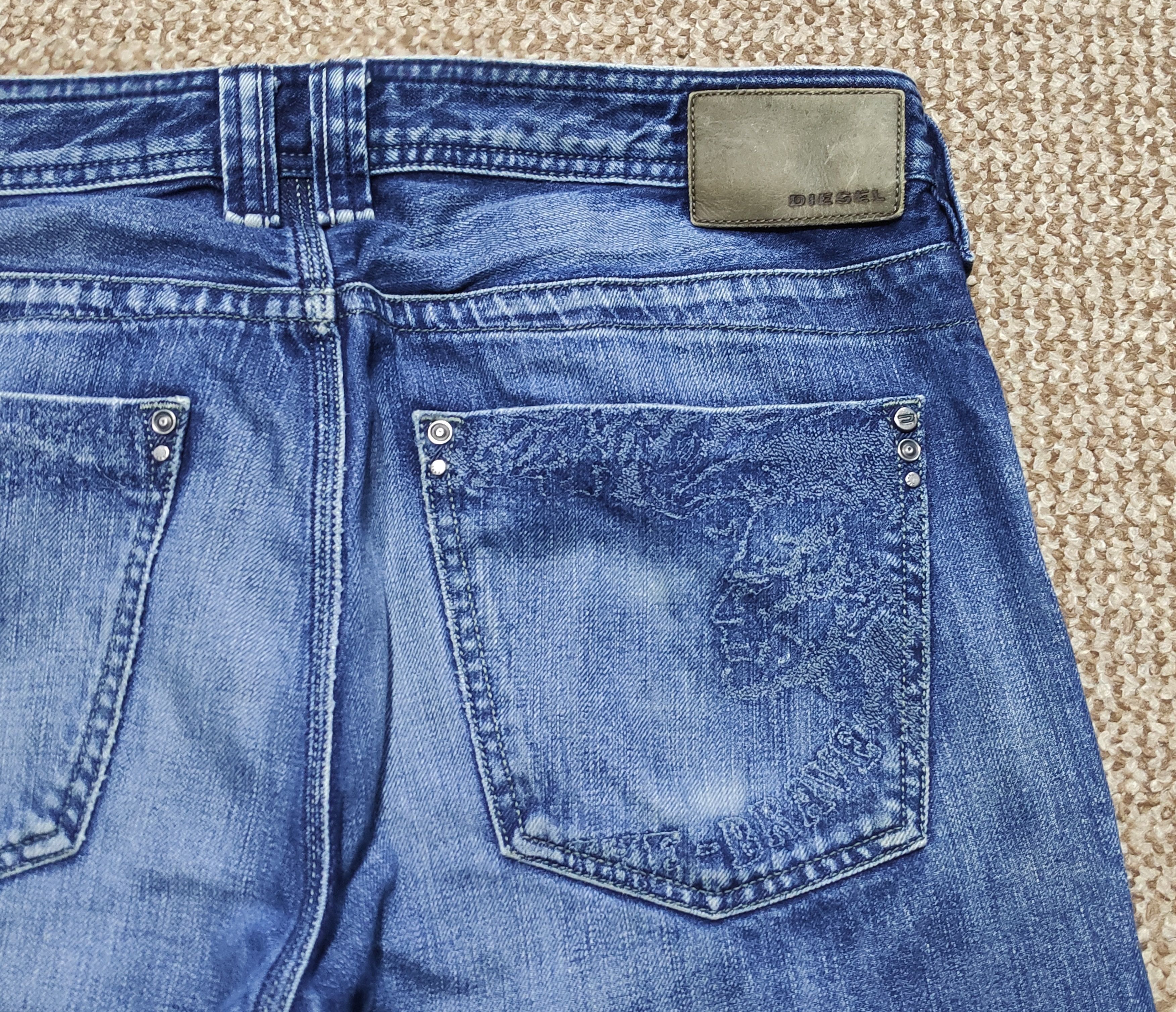 Diesel Diesel Mohawk Logo y2k Vintage Timmen Denim Jeans Straight Size US 34 / EU 50 - 1 Thumbnail