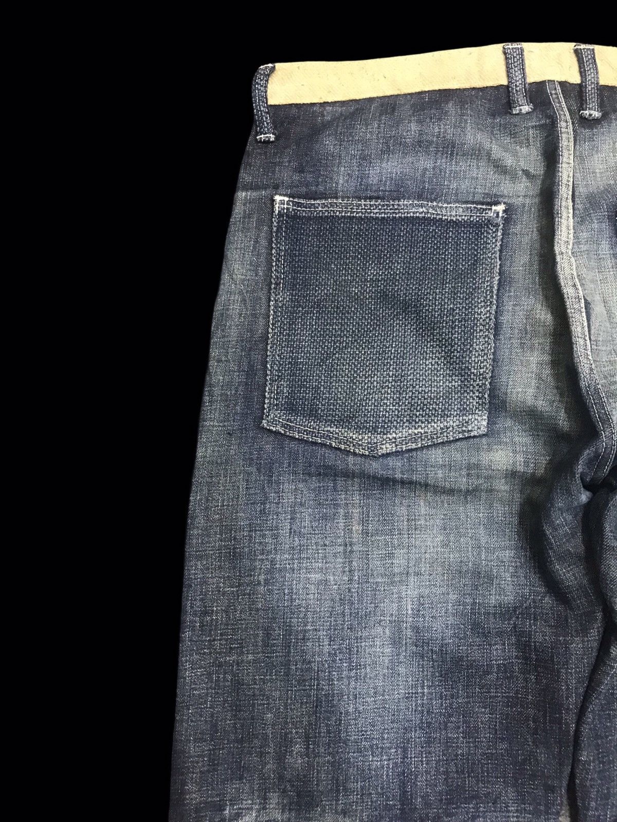 Designer 💥ARCHIVAL💥SCISSORMAN HYBRID DISTRESSED PATCHWORK DENIM F87 Size US 38 / EU 54 - 12 Thumbnail