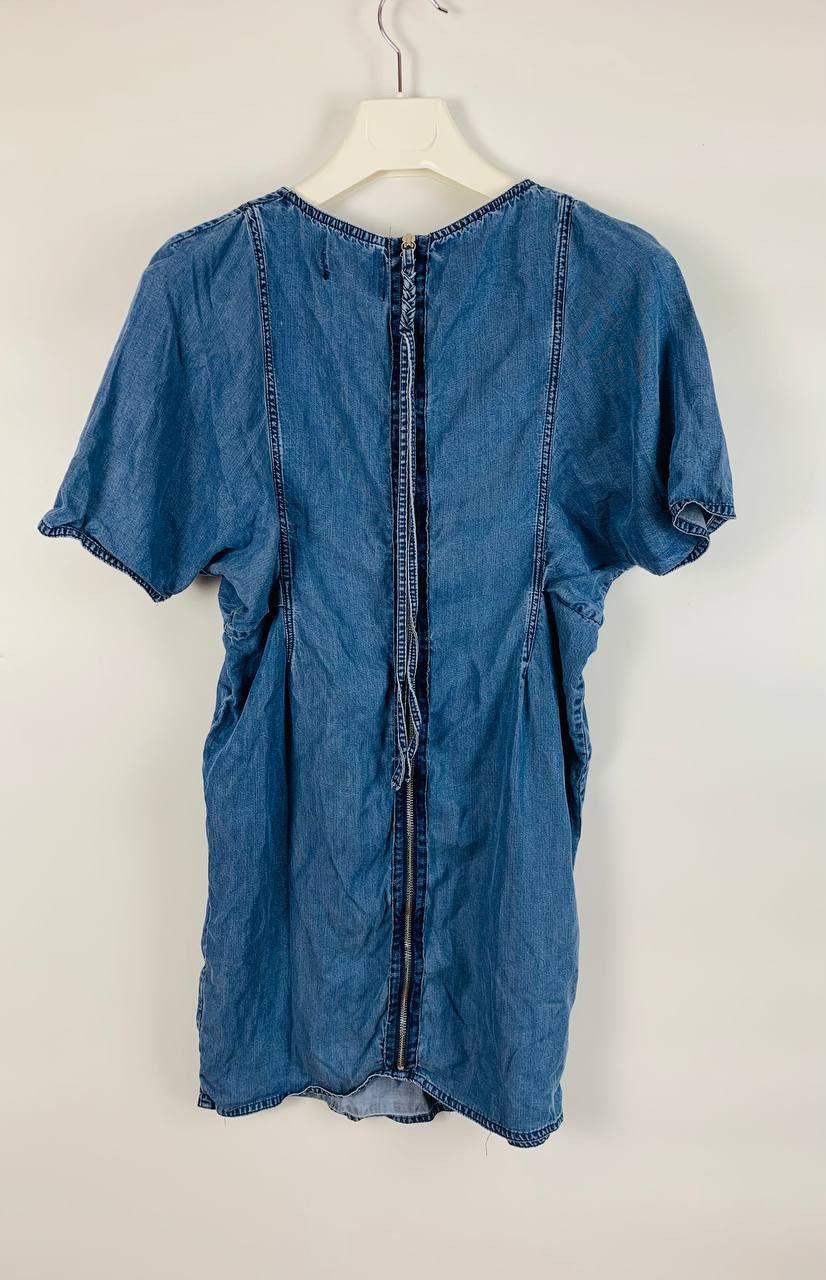 Acne Studios Acne vintage midi dress blue cotton 38 Size XS / US 0-2 / IT 36-38 - 6 Thumbnail