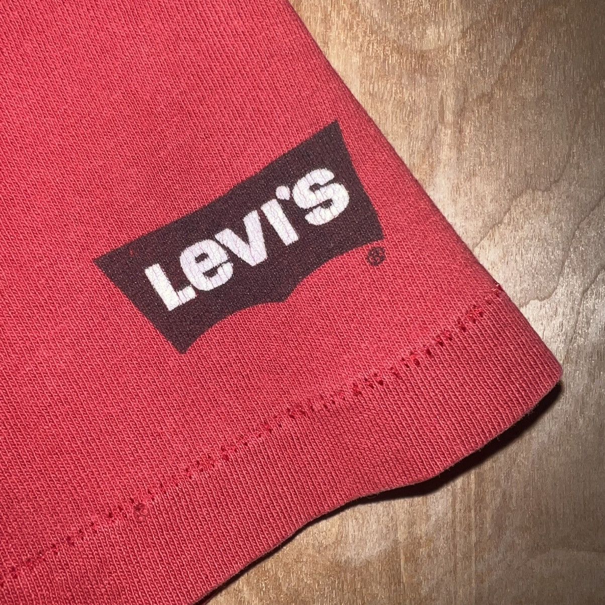 Levi's Vintage Clothing VINTAGE 90s LEVI’S 501 SINGLE STITCH USA MADE TEE SHIRT Size US L / EU 52-54 / 3 - 4 Thumbnail
