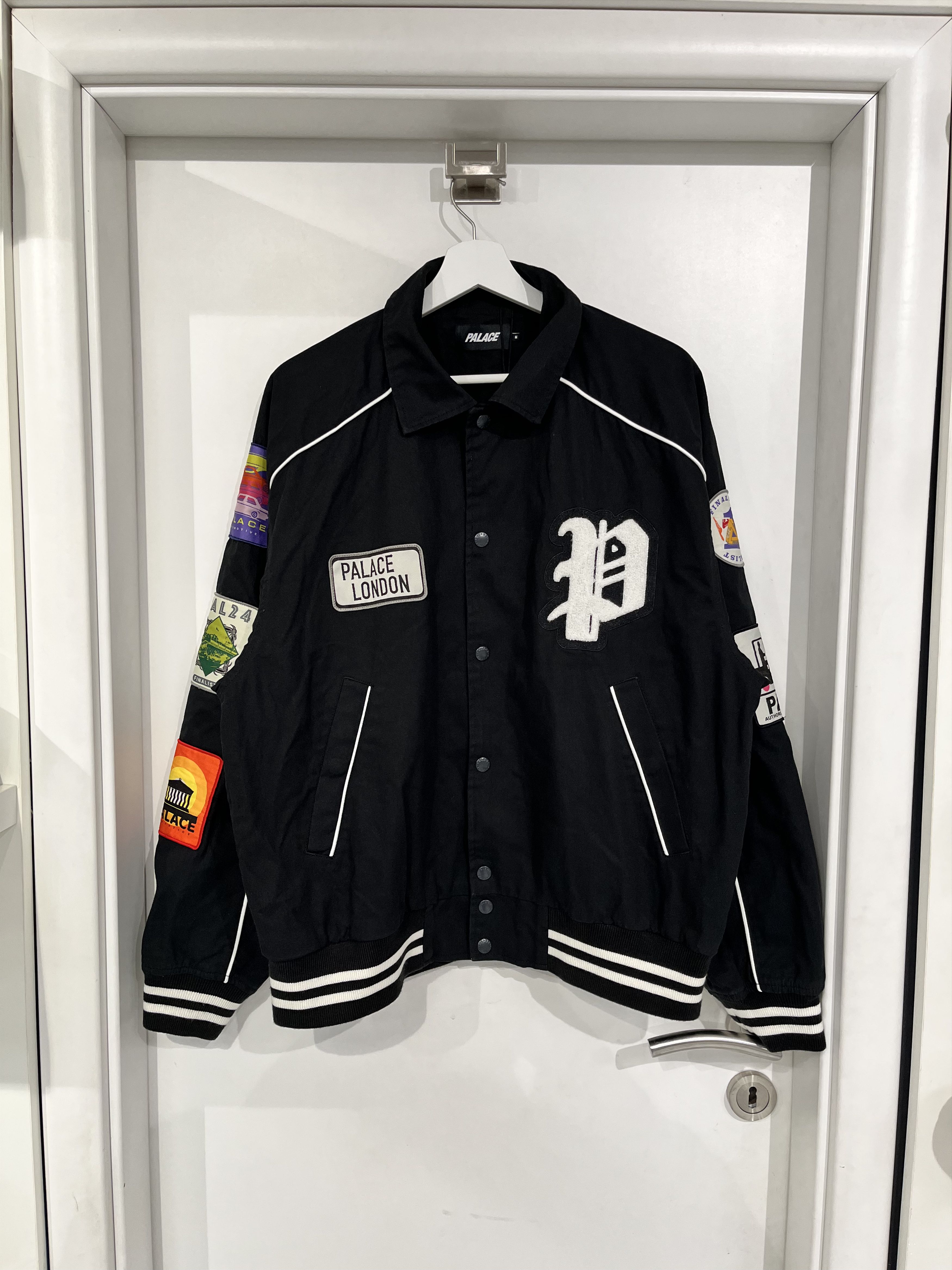 Palace Palace Patches Cotton Bomber Black Size US M / EU 48-50 / 2 - 1 Thumbnail