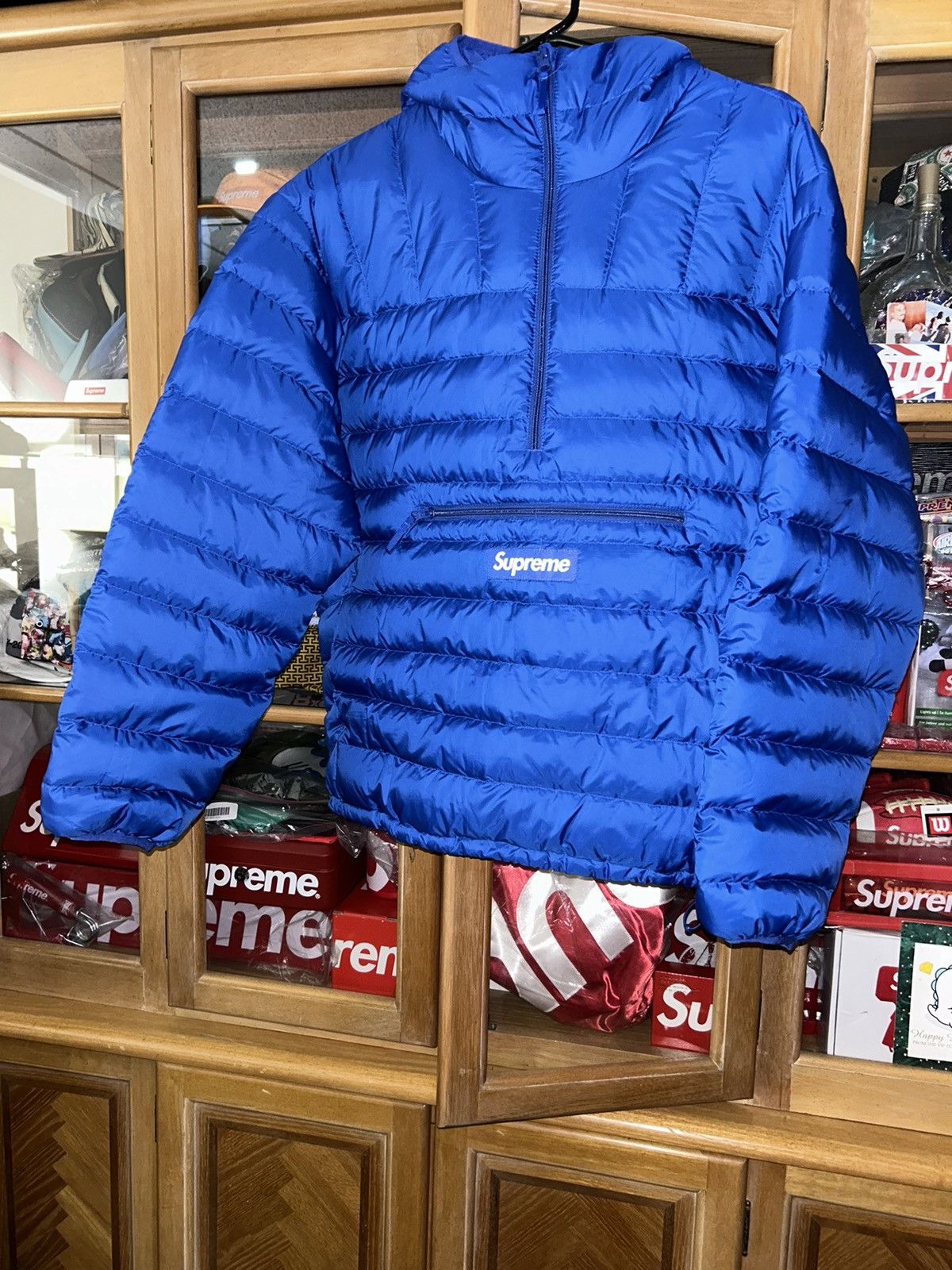 Supreme Supreme Micro Down Half Zip Hooded Pullover FW23 Medium NEW Size US M / EU 48-50 / 2 - 1 Thumbnail