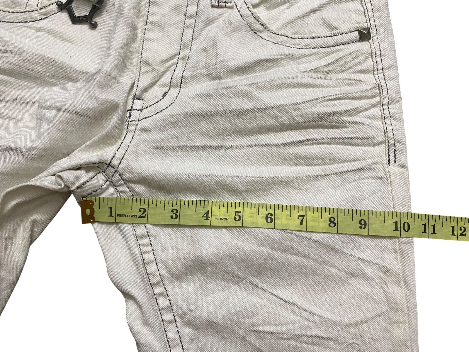 If Six Was Nine Xfrm Flared White Whisker Denim Size US 30 / EU 46 - 22 Thumbnail