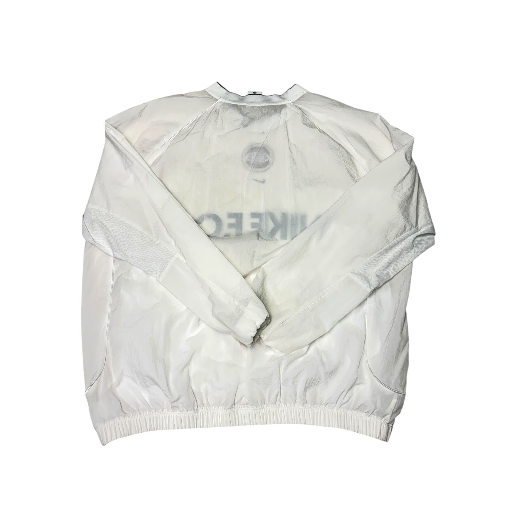 Nike Nike FC White Nylon Pullover Track Jacket XL Unisex Adults Loose Fit Windbreaker Jacket Size US XL / EU 56 / 4 - 7 Thumbnail