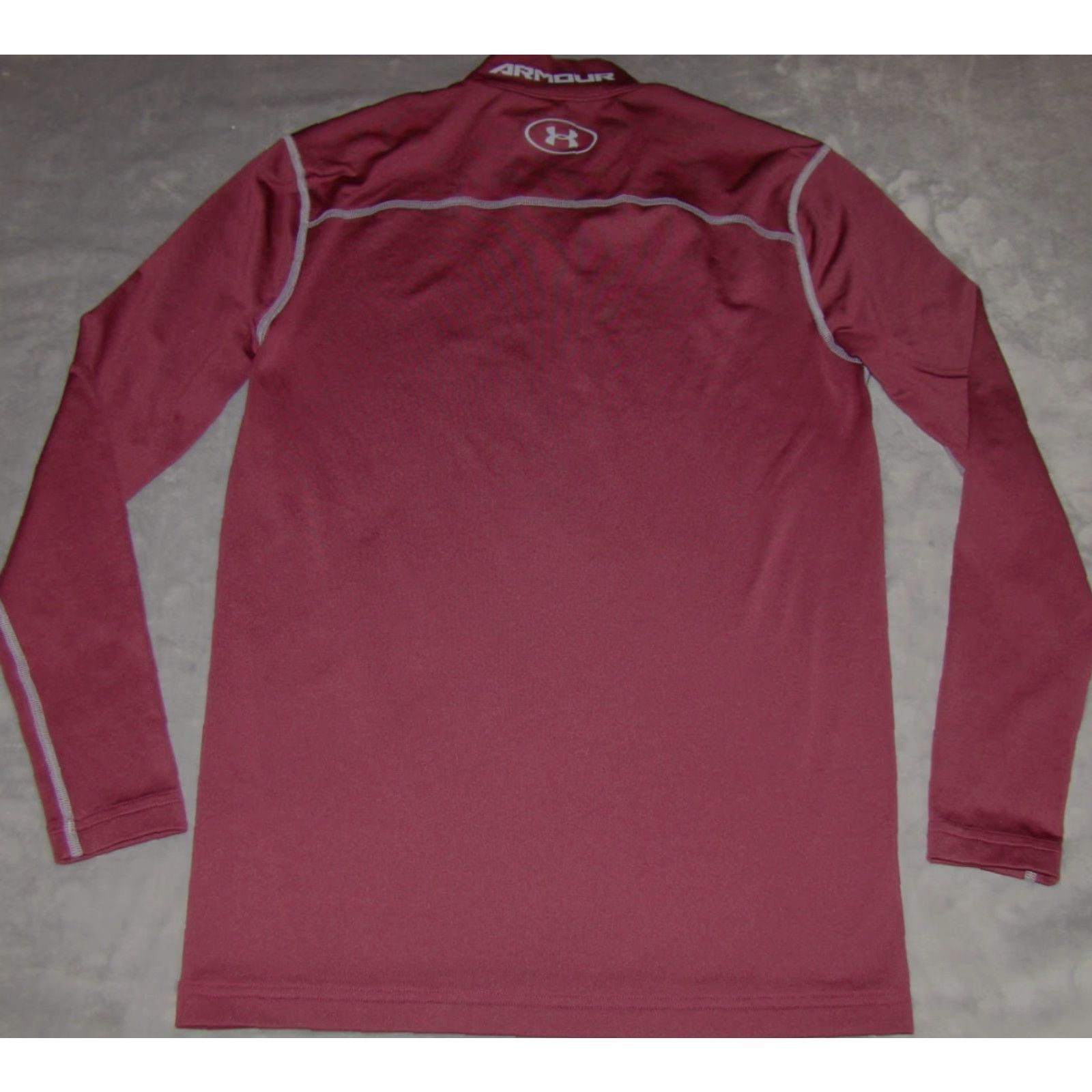 Under Armour Under Armour Coldgear Mens Shirt Size Large Compression Long Sleeve Maroon Size US L / EU 52-54 / 3 - 4 Thumbnail
