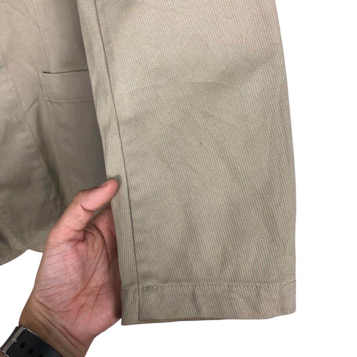 Japanese Brand CK Beige Cotton Twill Blazer / Work Jacket — L Issey Miyake Size US L / EU 52-54 / 3 - 16 Thumbnail