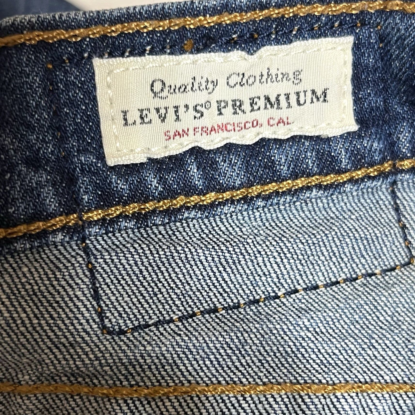 Levi's Levi's 501 Skinny Jeans Womens Regular 27x27 Denim Blue Vintage Retro 5-Pocket Mens Womens Size 27" / US 4 / IT 40 - 7 Thumbnail
