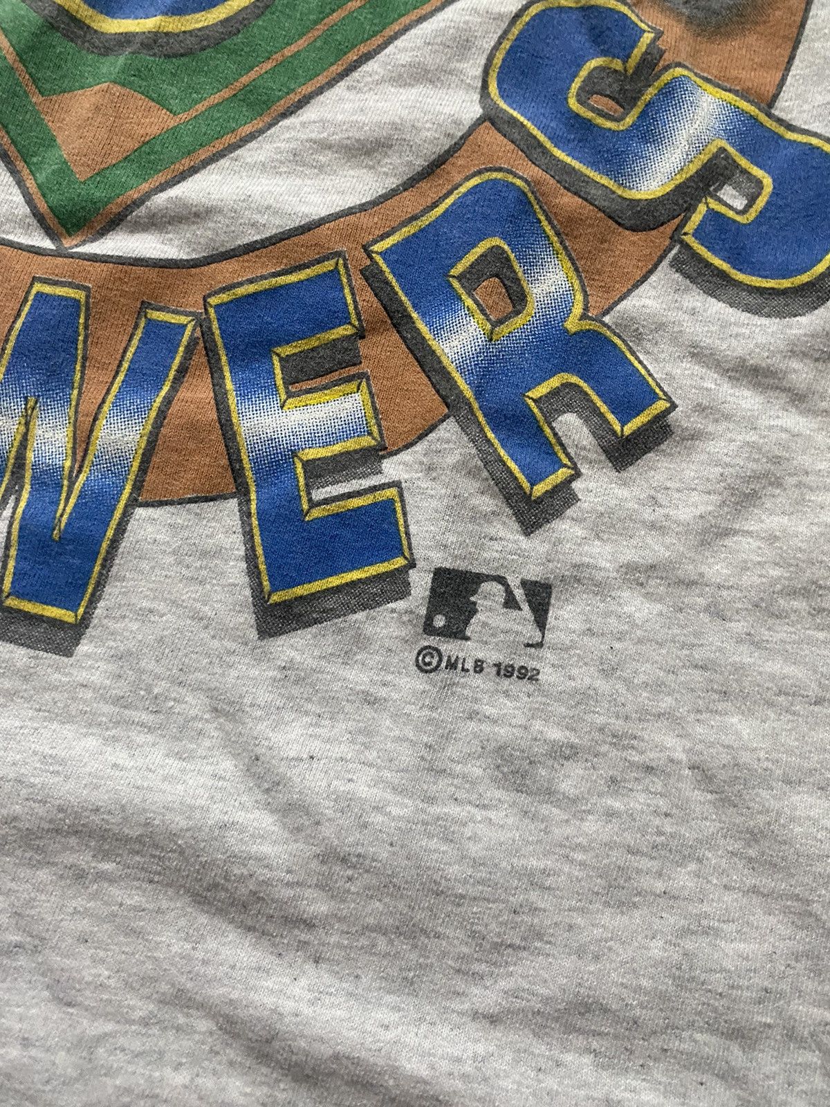 MLB × Vintage Vintage 1992 Milwakaukee Brewers official VERY RARE SHIRT Size US M / EU 48-50 / 2 - 4 Thumbnail