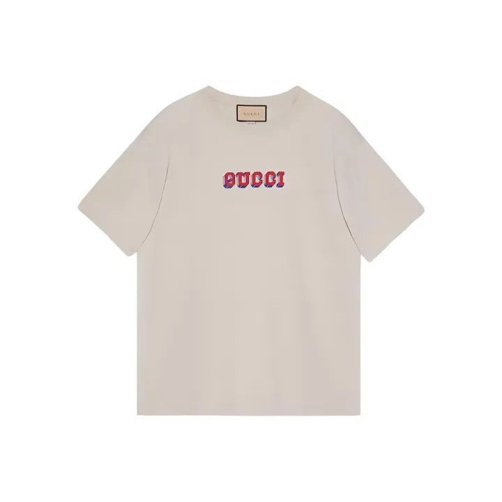 Gucci Gucci Gucci Short Sleeve Logo Embroidered T-Shirt -2506 Size US S / EU 44-46 / 1 - 1 Thumbnail