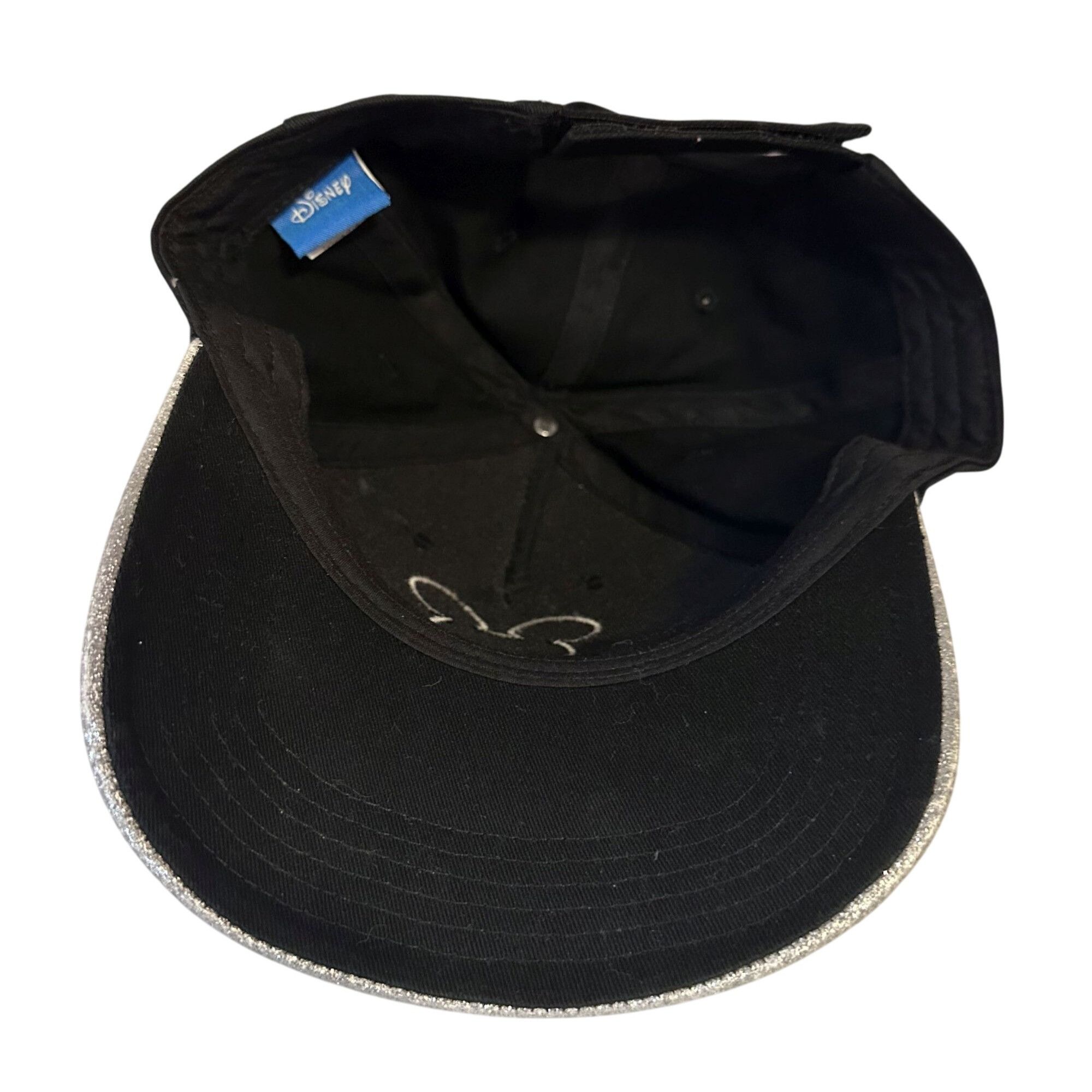Disney Disney Mickey Mouse Silver Glitter Baseball Cap Hat Adult Bl Size ONE SIZE - 5 Thumbnail