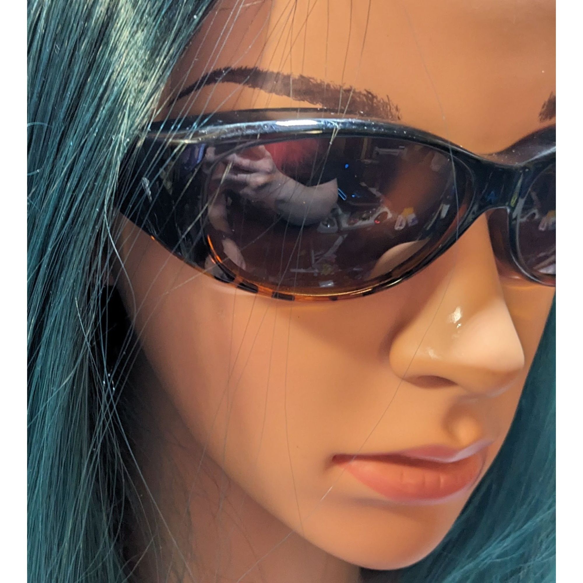 Other Solar Shield Retro Tortoise Gold Lattice Sunglasses Size ONE SIZE - 9 Thumbnail